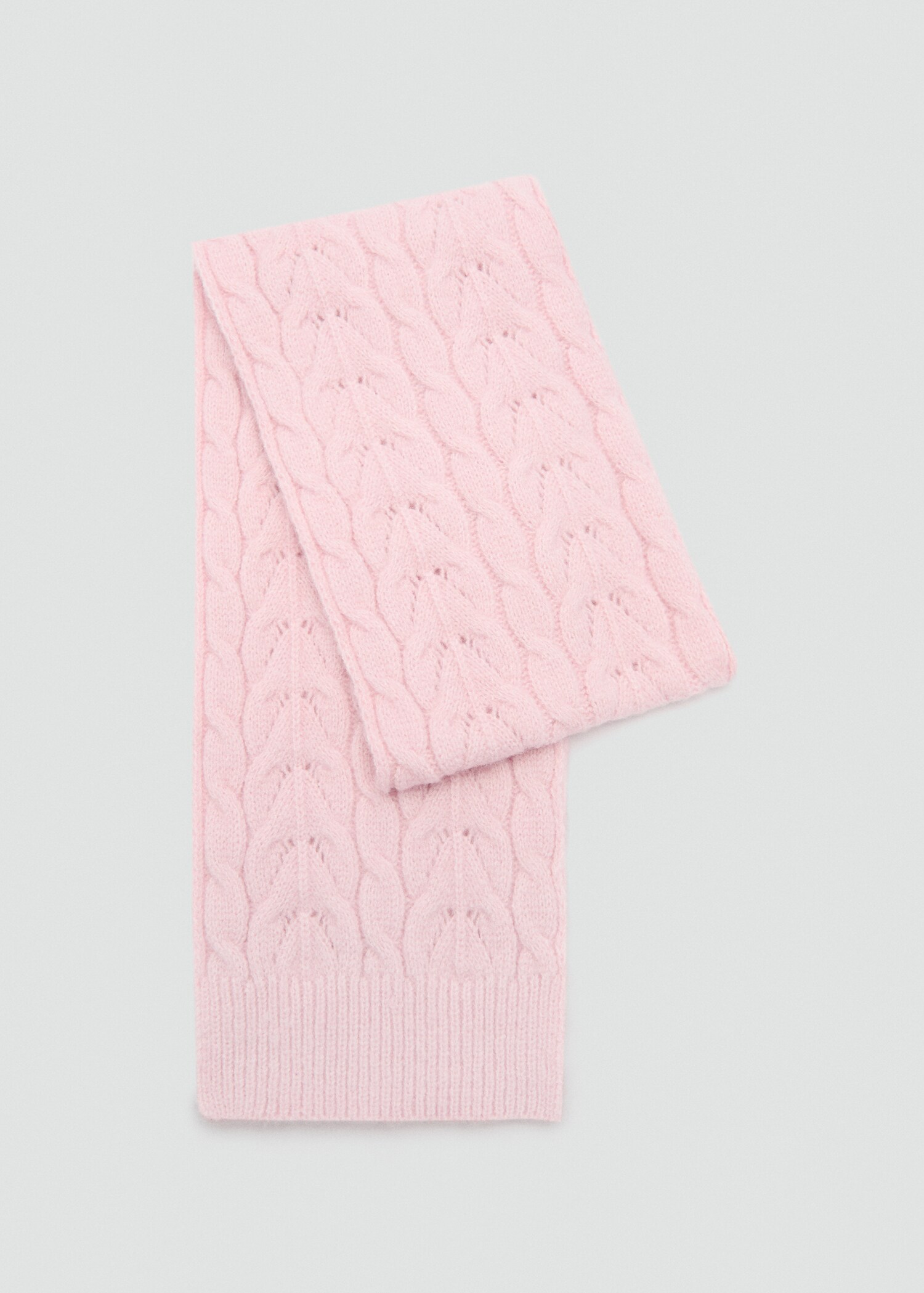 Knitted braided scarf - Article without model