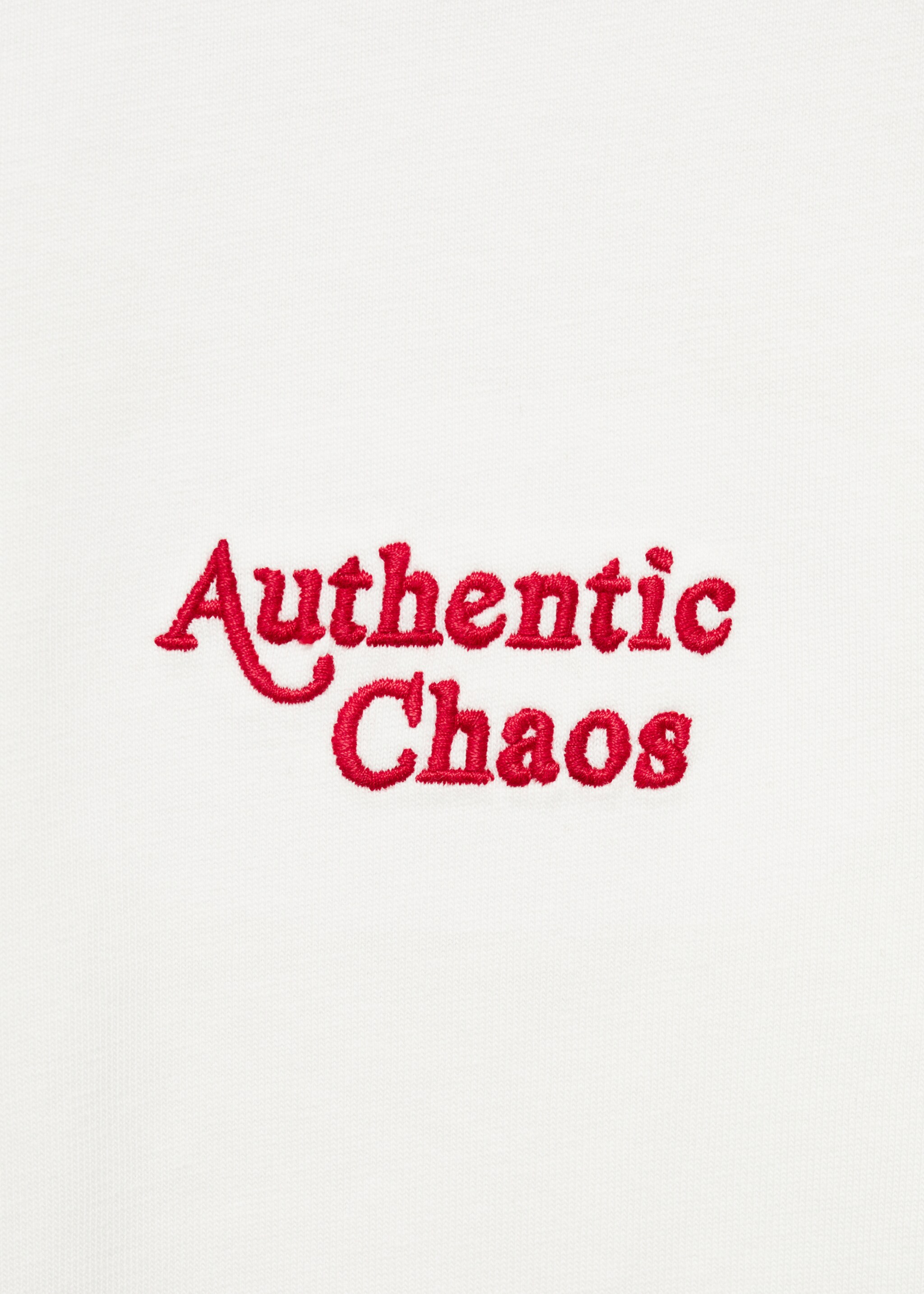Embroidered detail cotton T-shirt - Details of the article 8