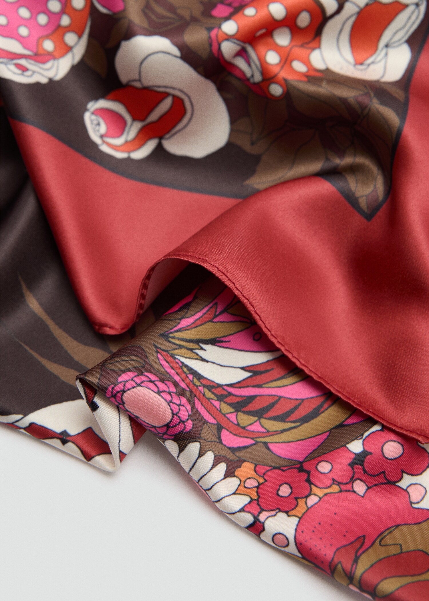 Floral-print scarf - Medium plane