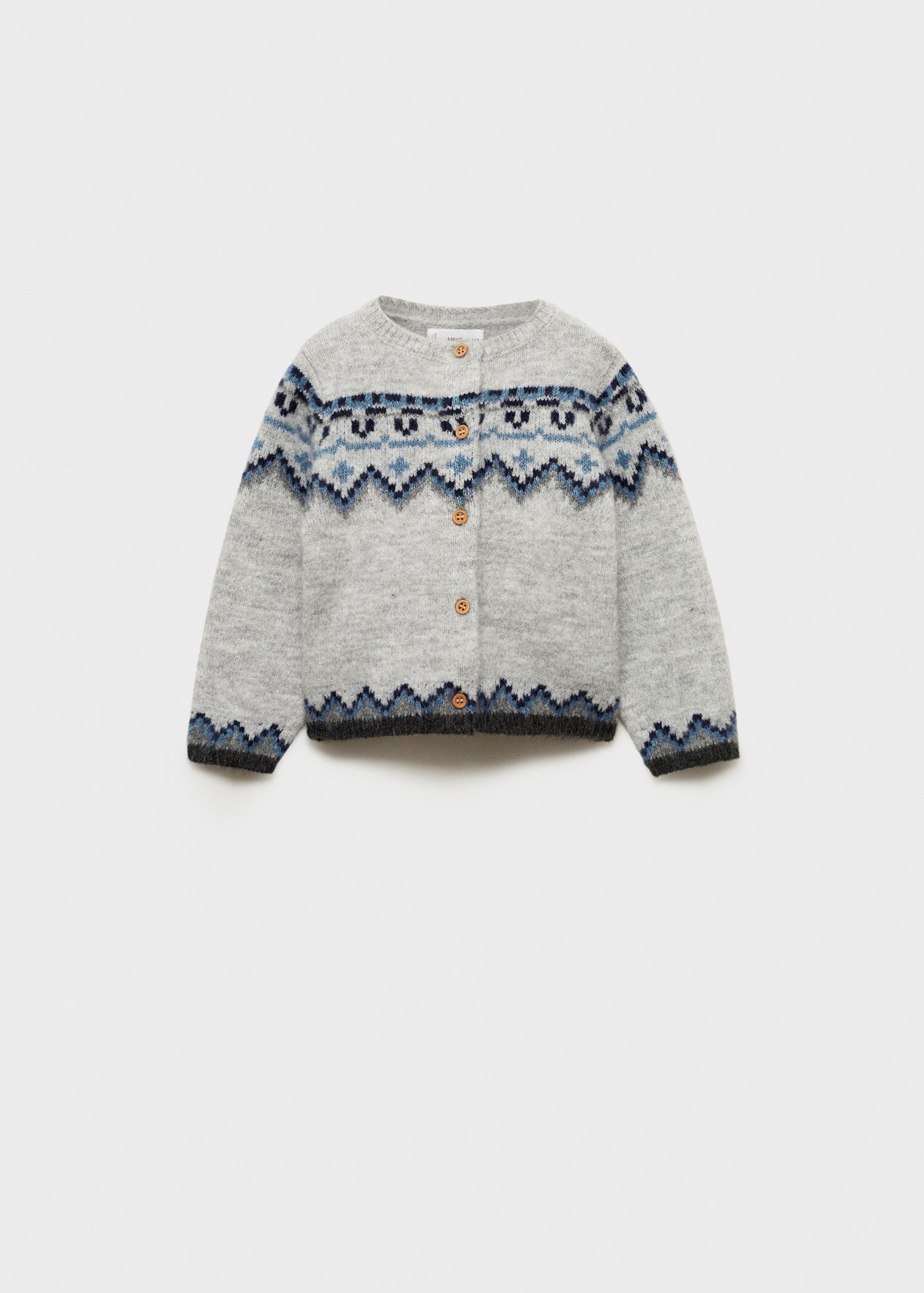 Cardigan maille jacquard - Article sans modèle