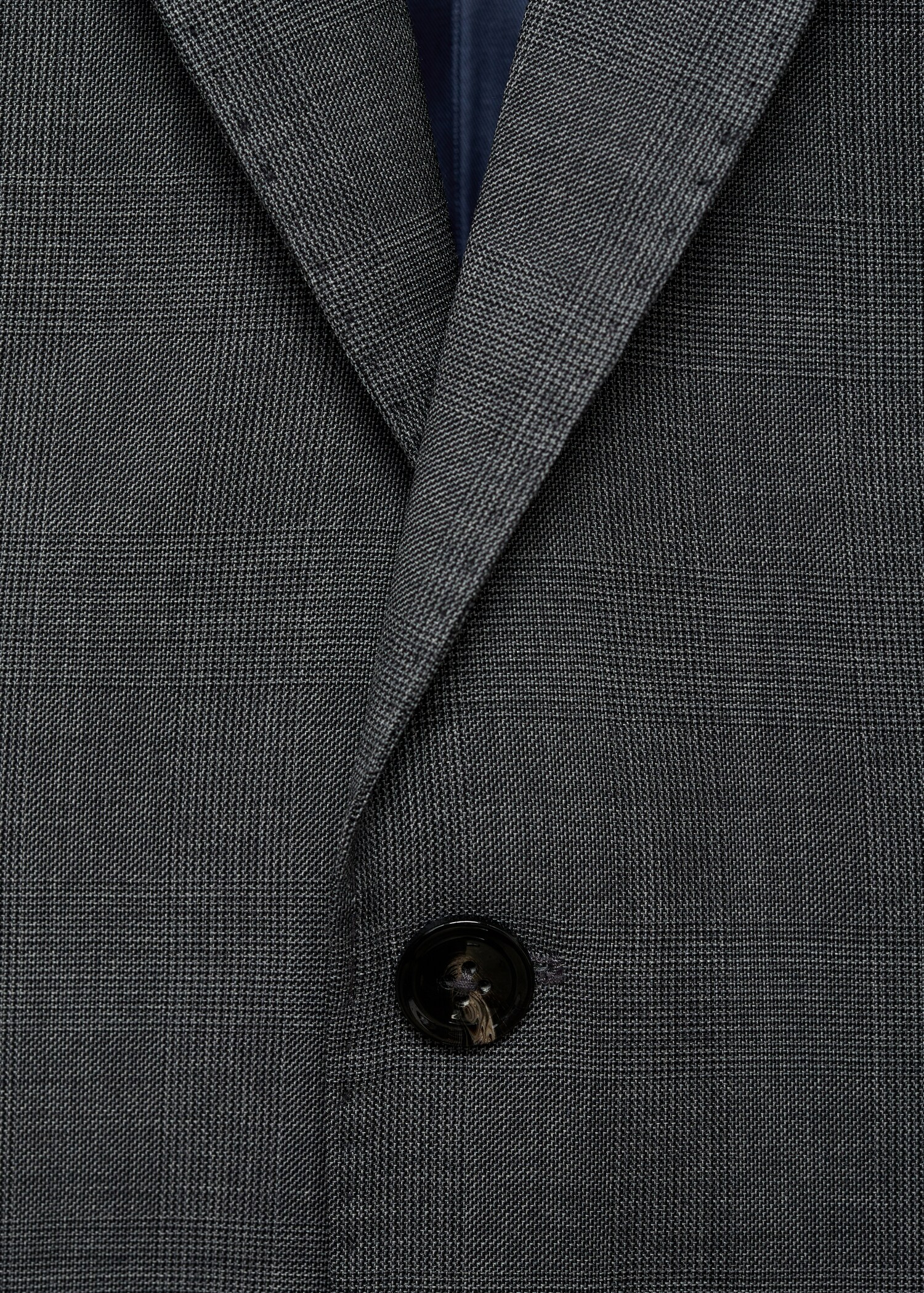 Venecia 100% virgin wool Prince of Wales check suit jacket - Details of the article 8
