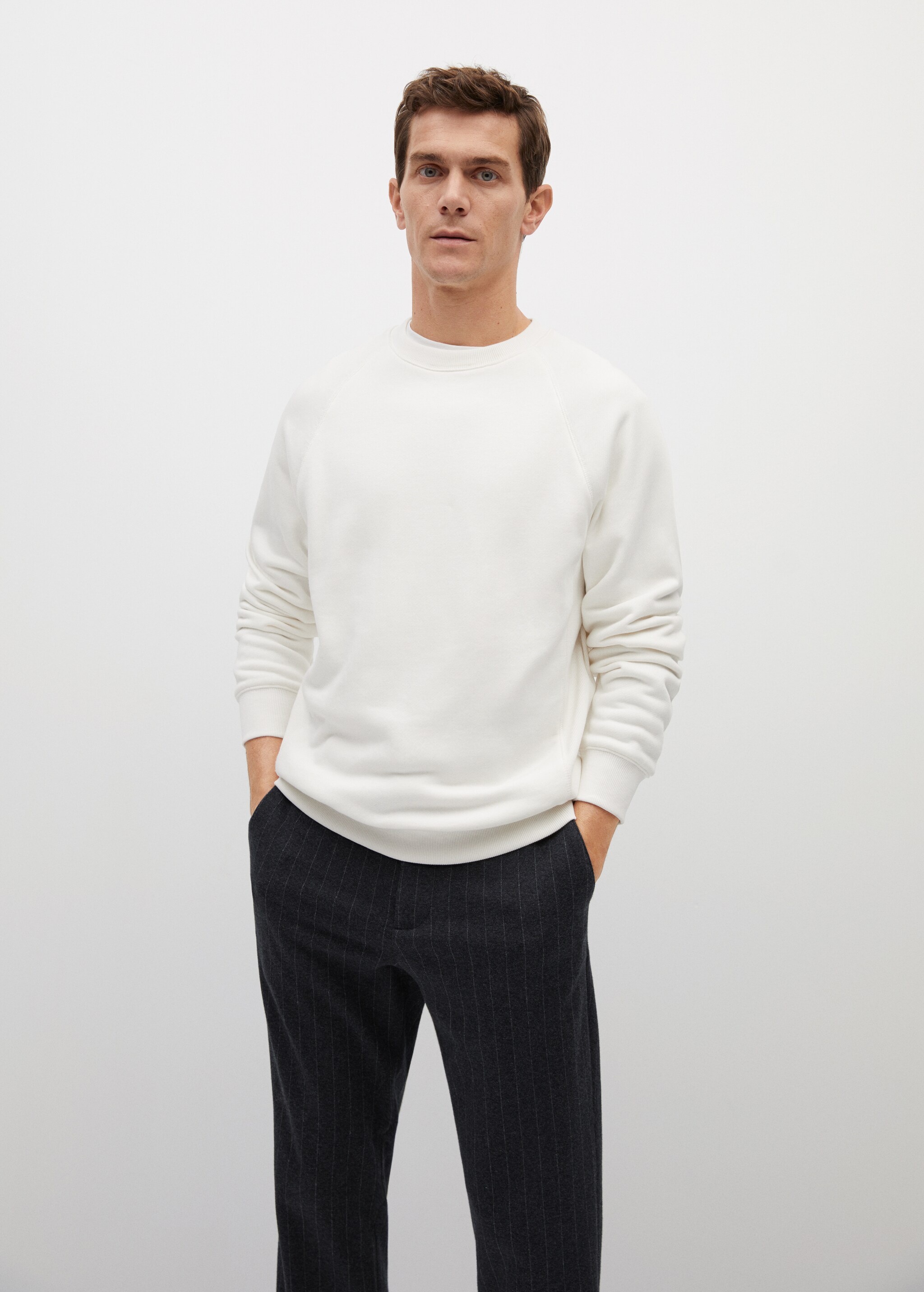 Sudadera felpa algodón - Plano medio