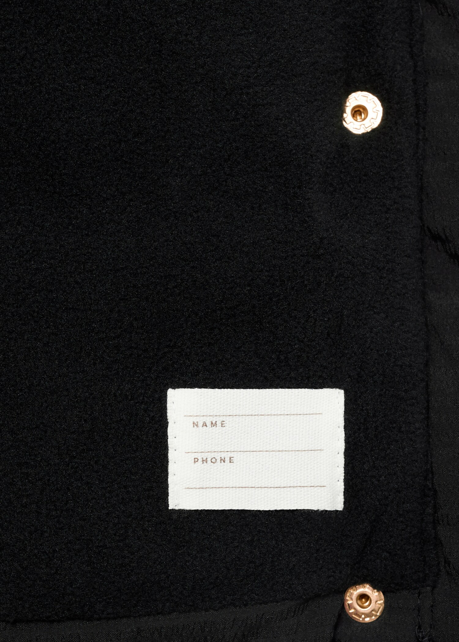 Quilted coat with fur-effect hood - Details of the article 0
