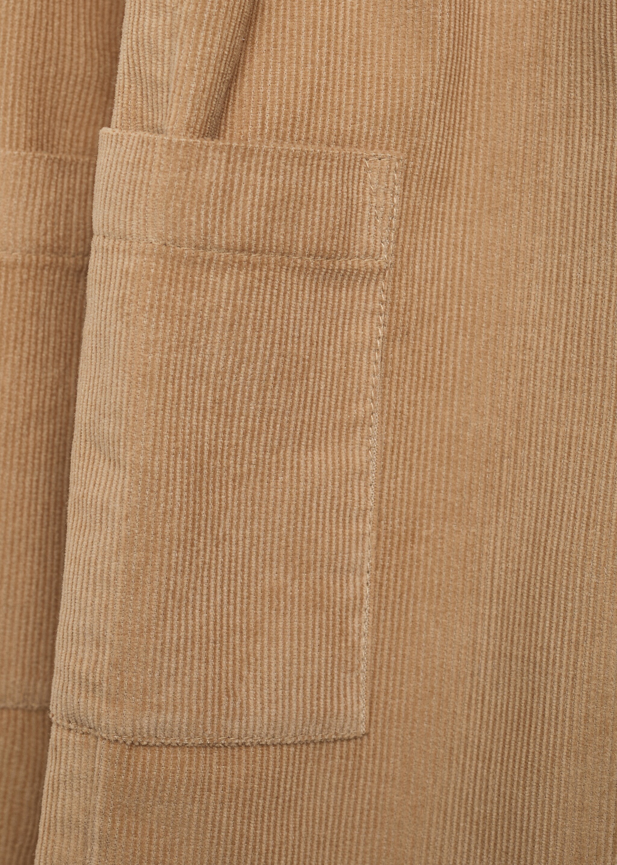 Corduroy cargo trousers - Details of the article 0, Tobacco Brown. Ref: 77076339-00.