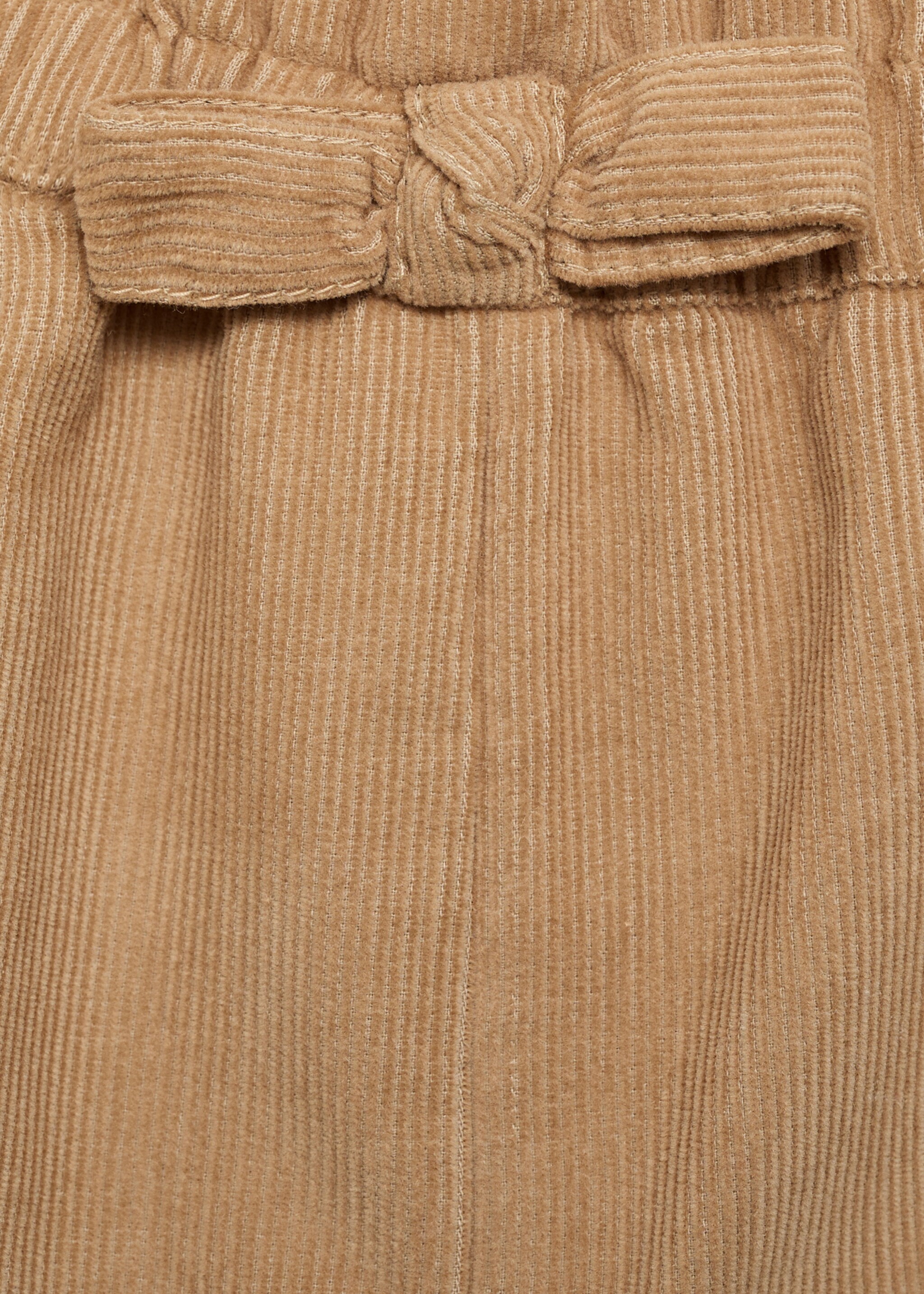 Corduroy cargo trousers - Details of the article 8, Tobacco Brown. Ref: 77076339-00.