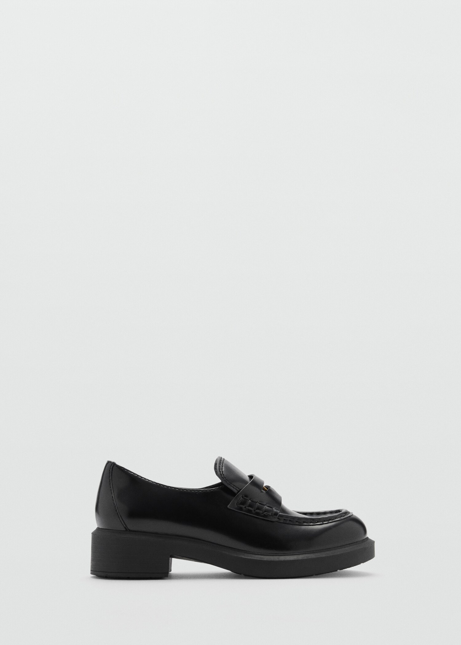 Leather loafers with metallic detail - Article without model