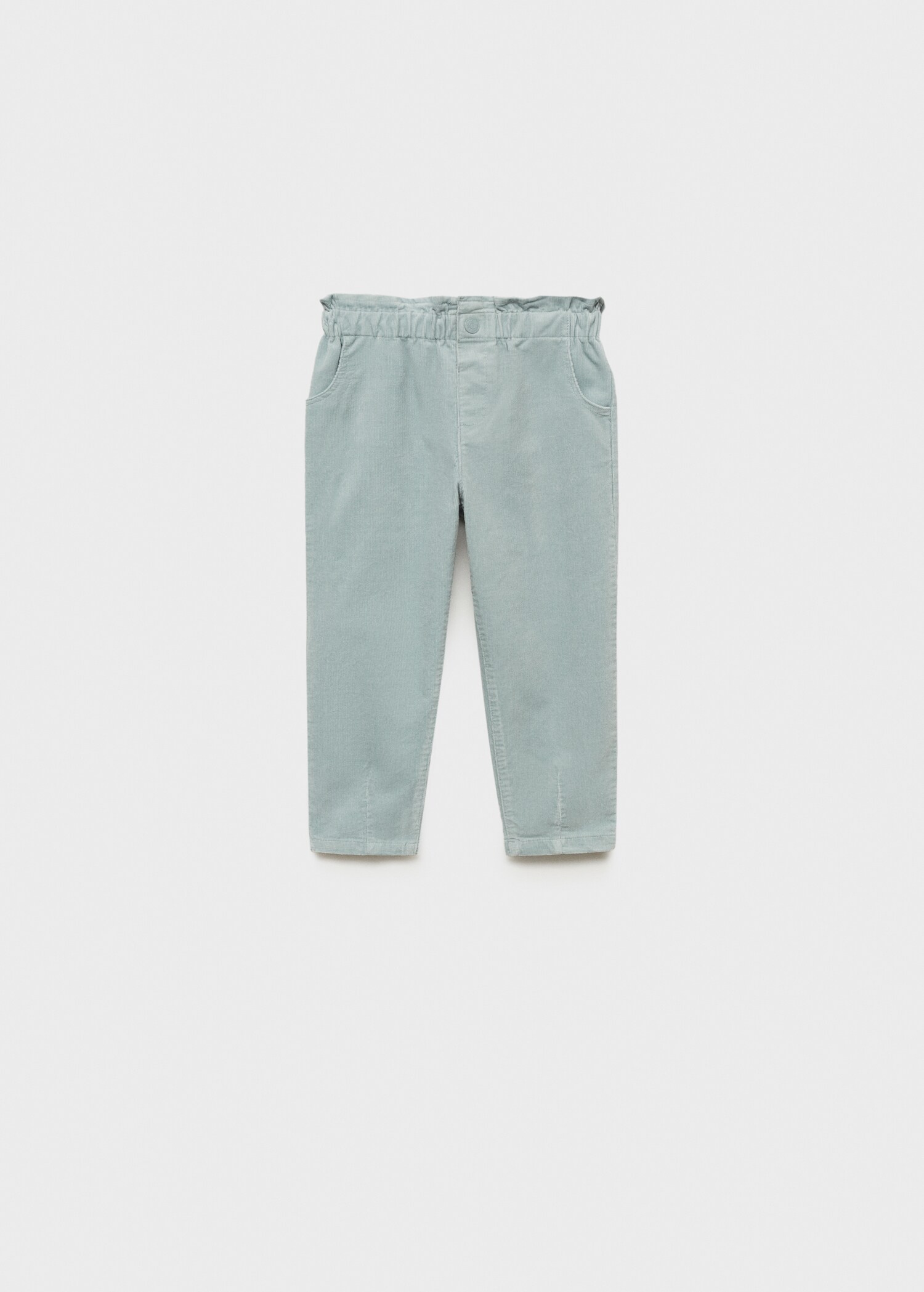 Corduroy paper bag pants - Article without model