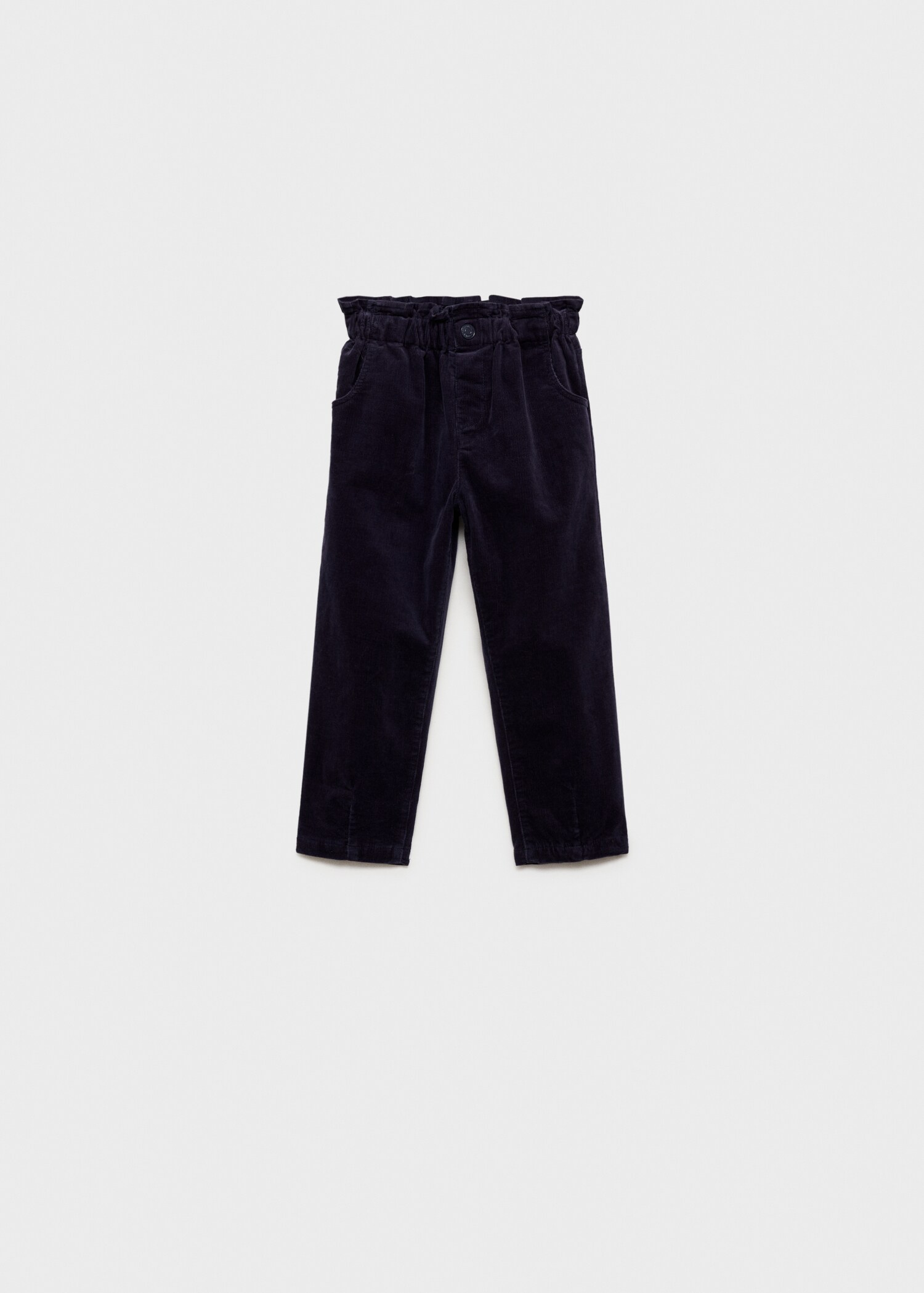 Corduroy paper bag pants - Article without model