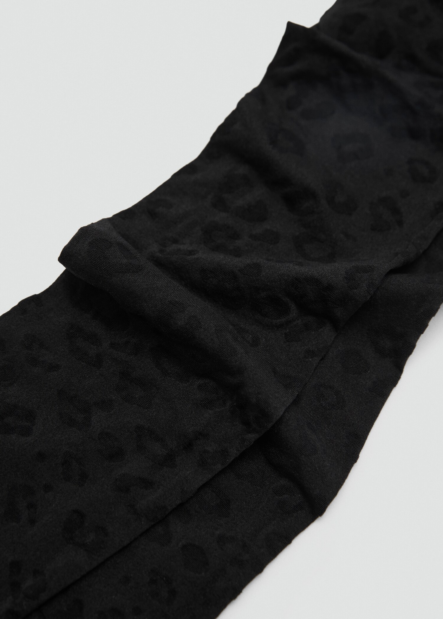 Leopard-print thin veiled stockings - Details of the article 2
