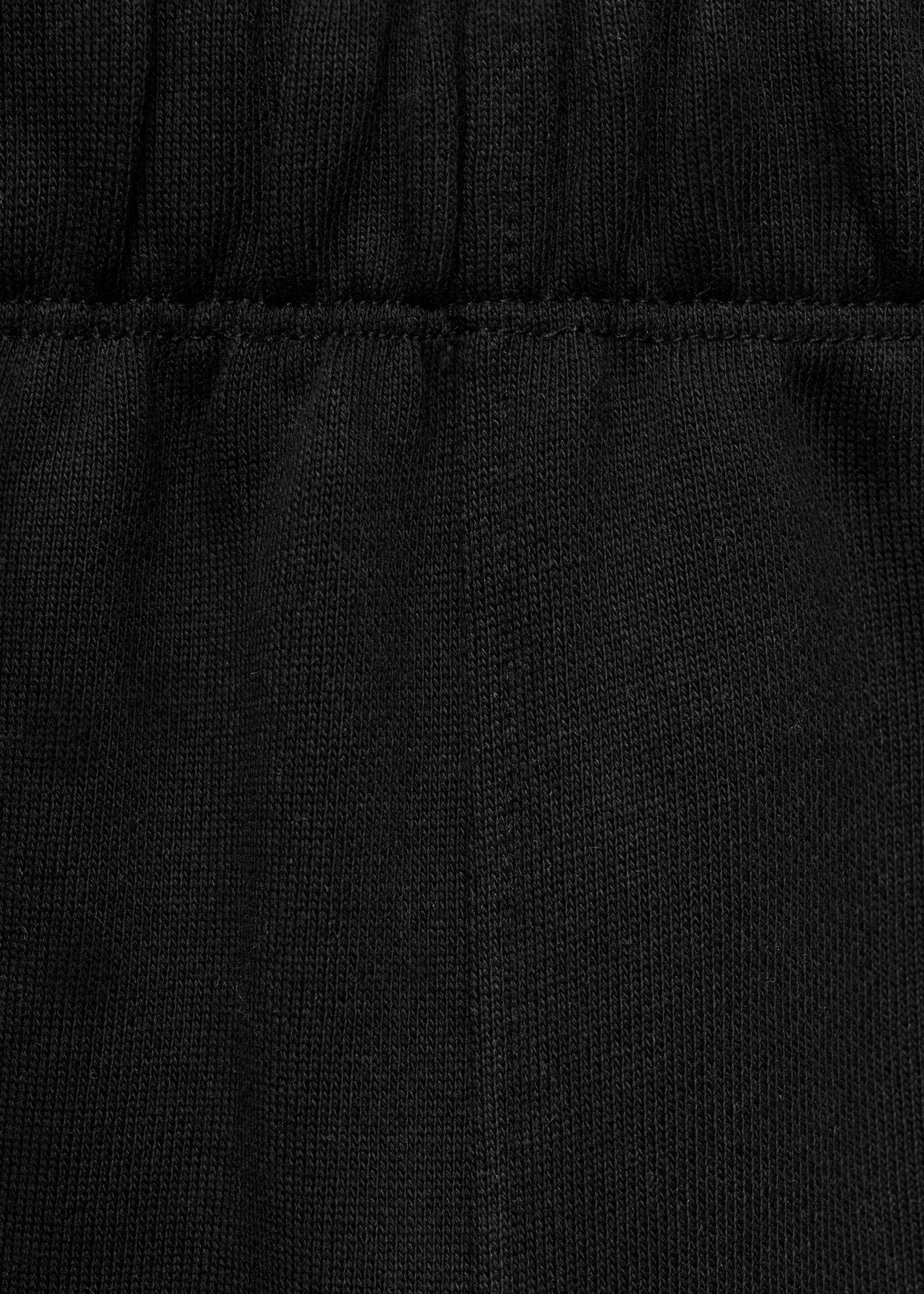 Bavlněné kalhoty culottes - Detail zboží 8, Černá. Ref: 77076349-00.