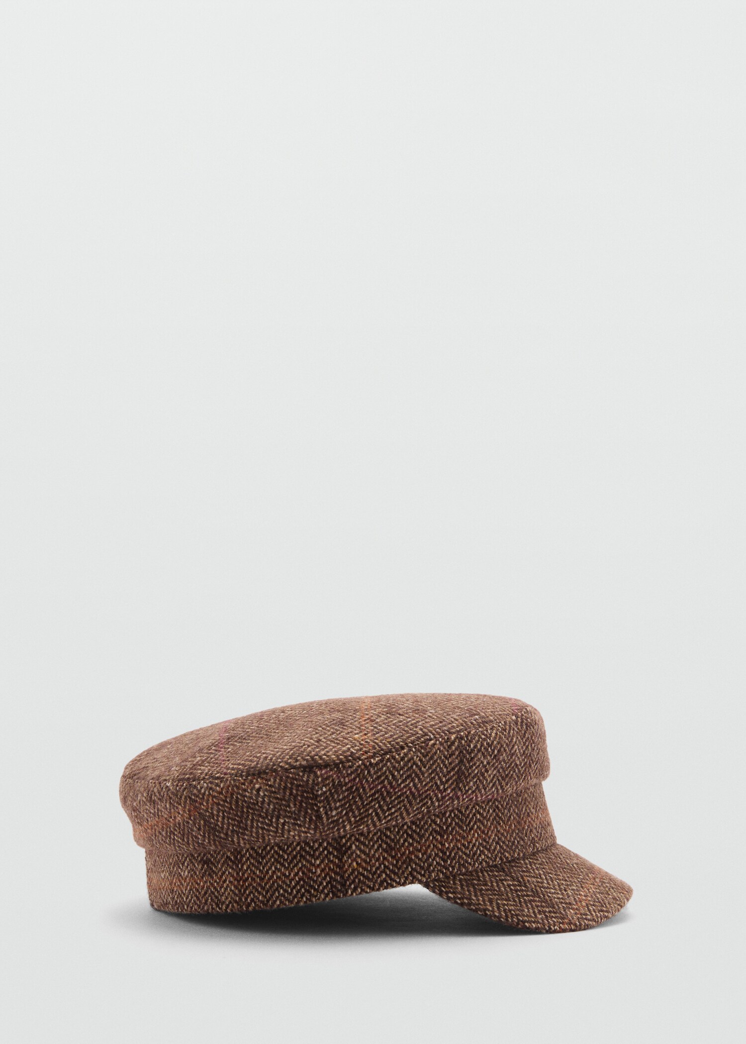 Baker Boy Hat mit Fischgrätmuster - Artikel ohne Model