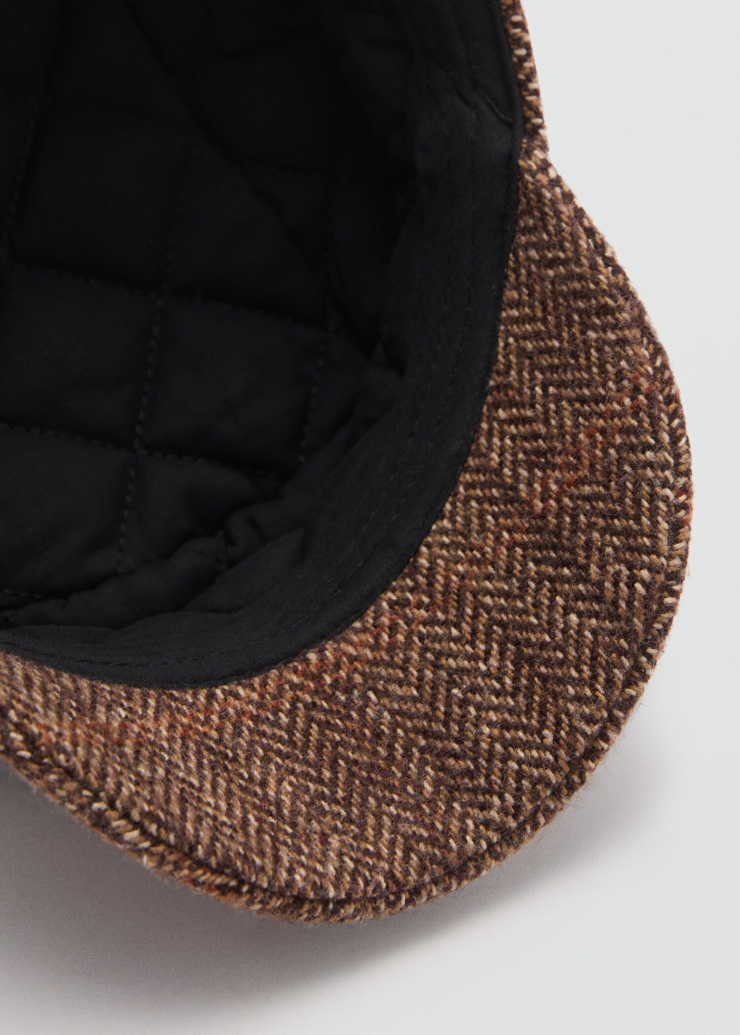 Baker Boy Hat mit Fischgrätmuster - Detail des Artikels 2
