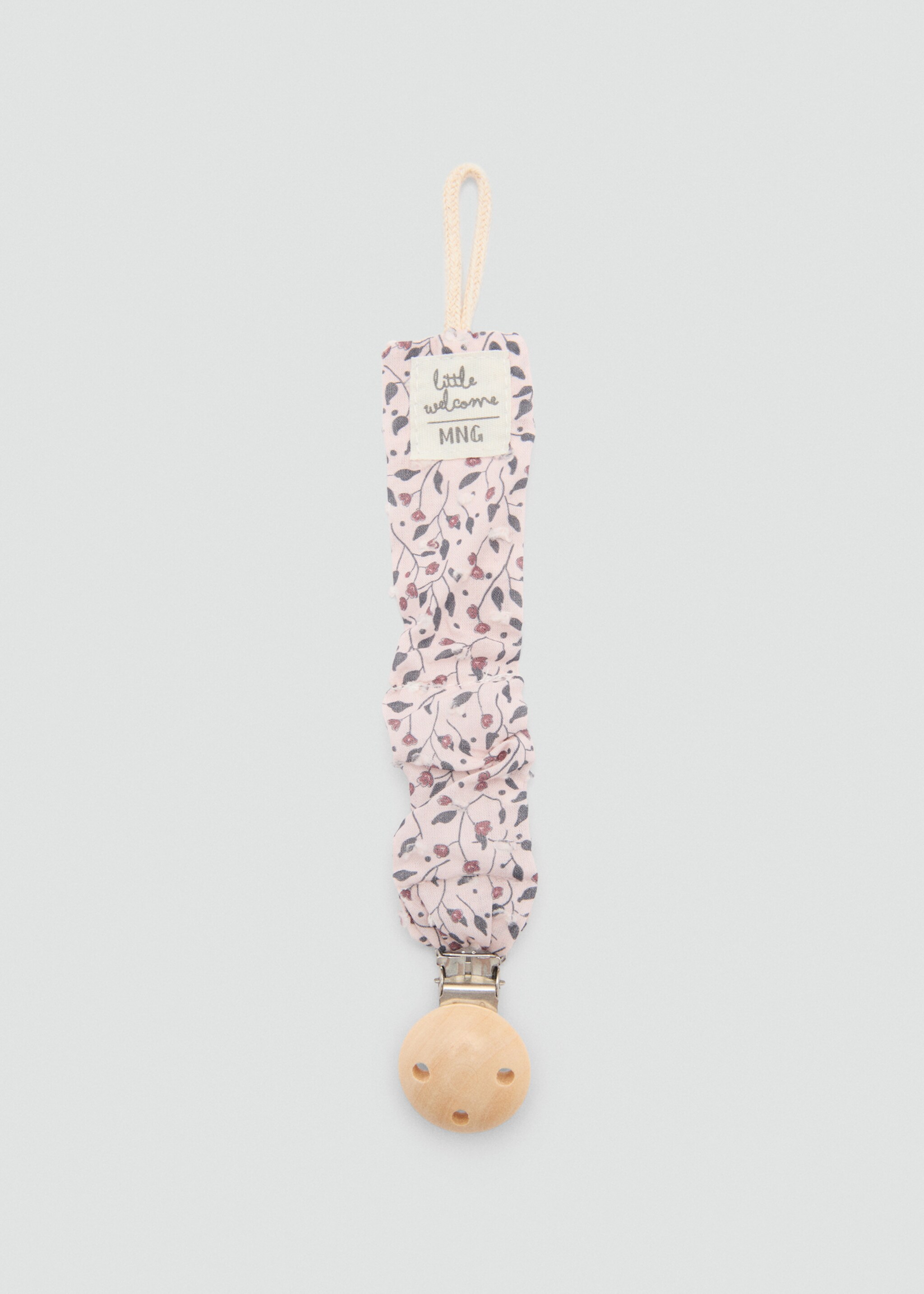 Printed brooch pacifier holder - Medium plane, Pink. Ref: 77076353-00.