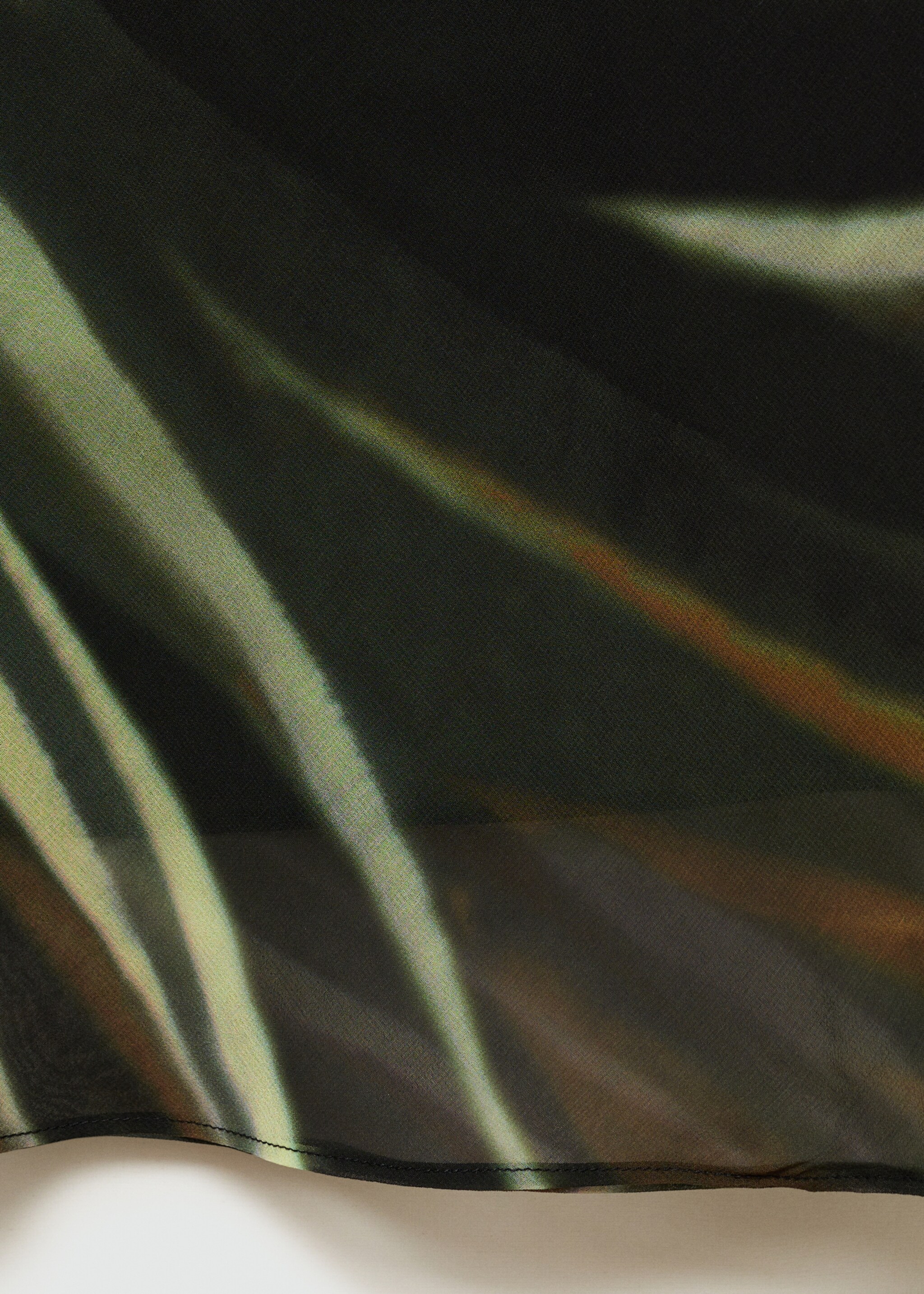 Langer, bedruckter Rock - Detail des Artikels 0, Schwarz. Ref: 77076354-00.