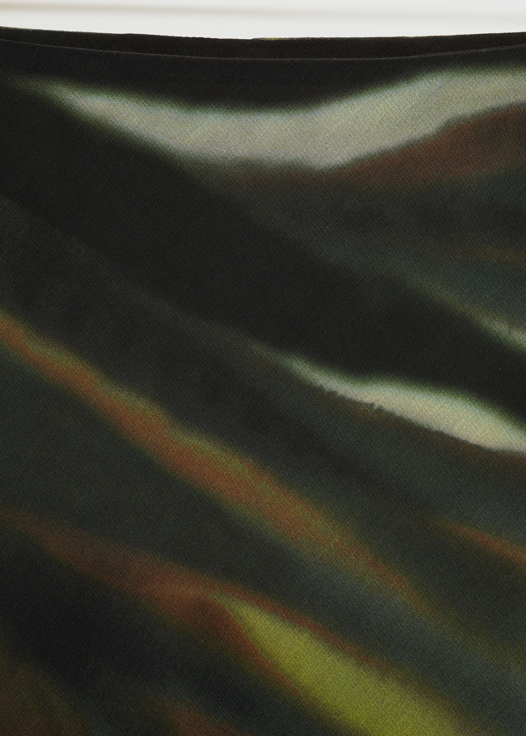 Langer, bedruckter Rock - Detail des Artikels 8, Schwarz. Ref: 77076354-00.