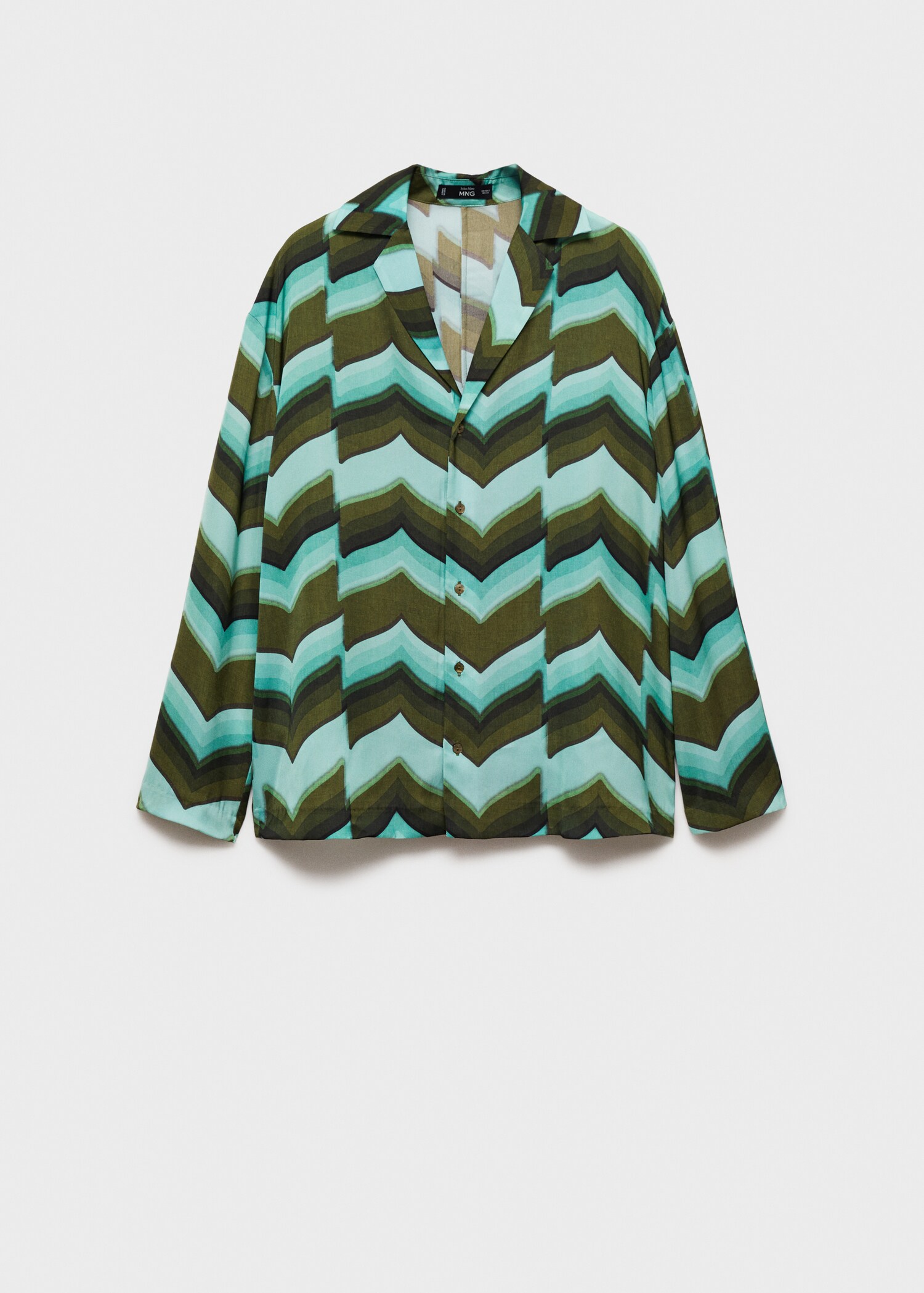 Printed flowy shirt - Article without model
