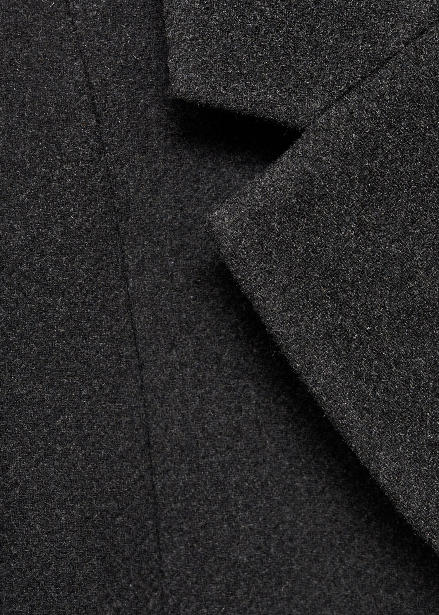 Vlněný kabátek s dvouřadým zapínáním na knoflíky - Detail zboží 8