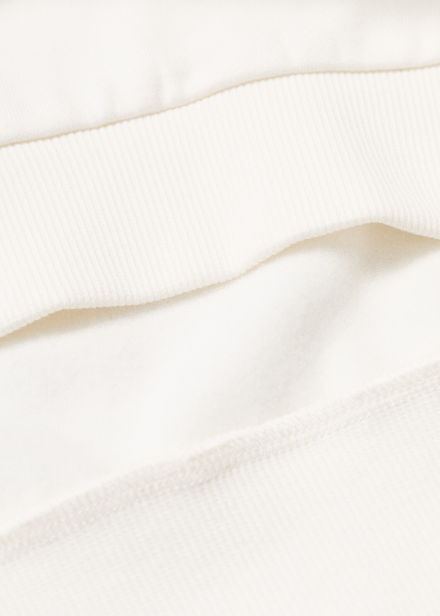 Embroidered detail cotton sweatshirt - Details of the article 0