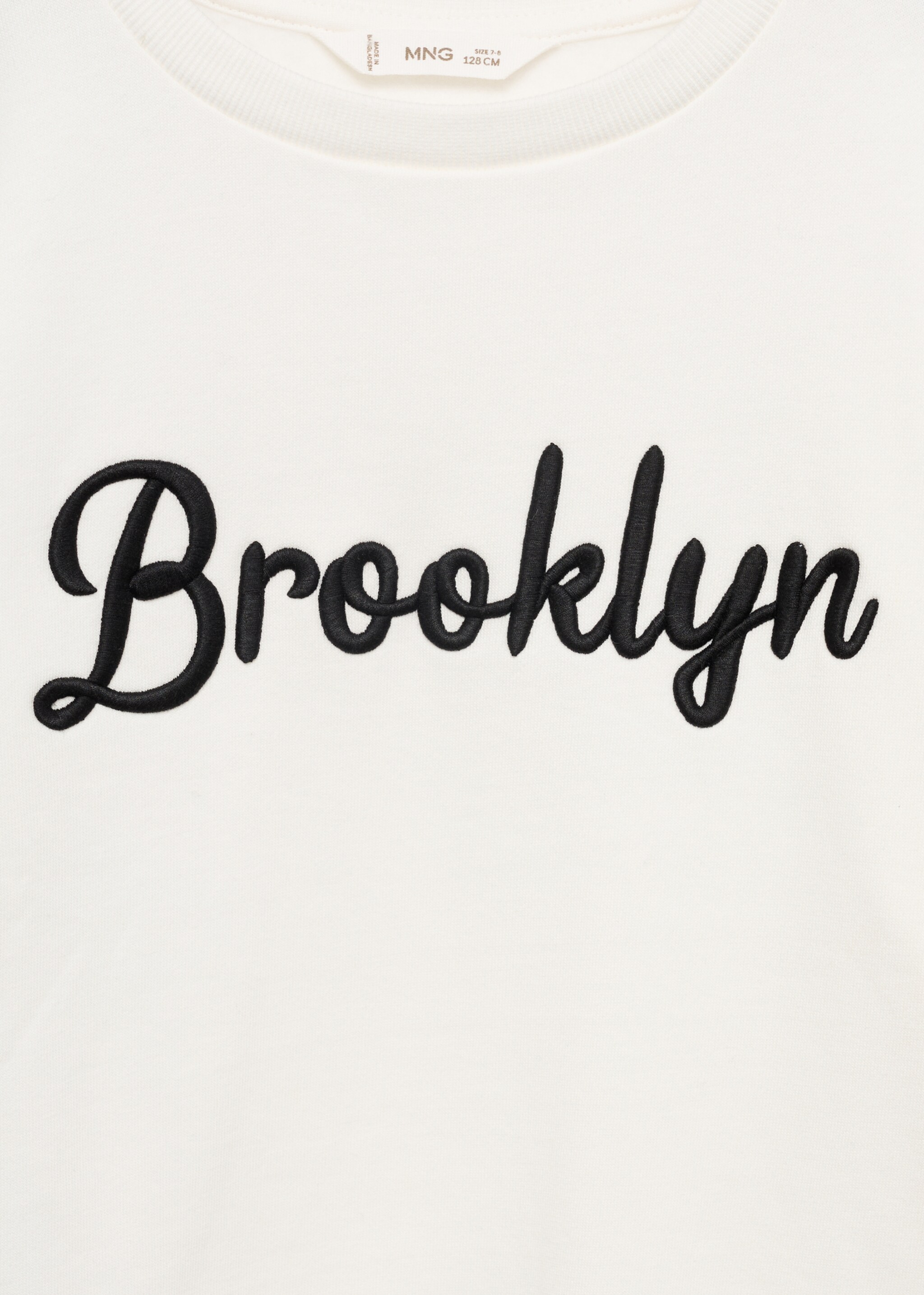 Embroidered detail cotton sweatshirt - Details of the article 8