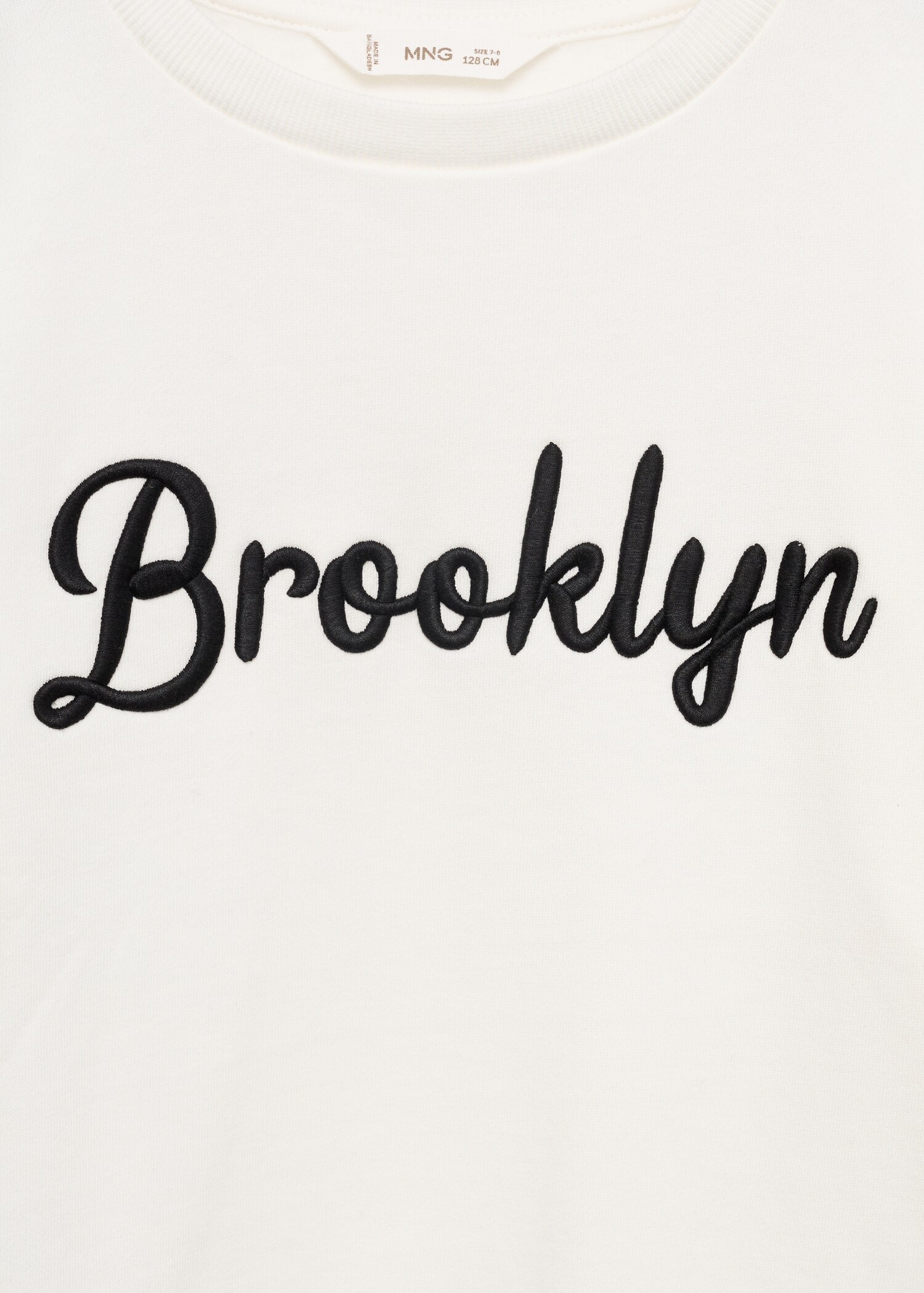 Embroidered detail cotton sweatshirt - Details of the article 8