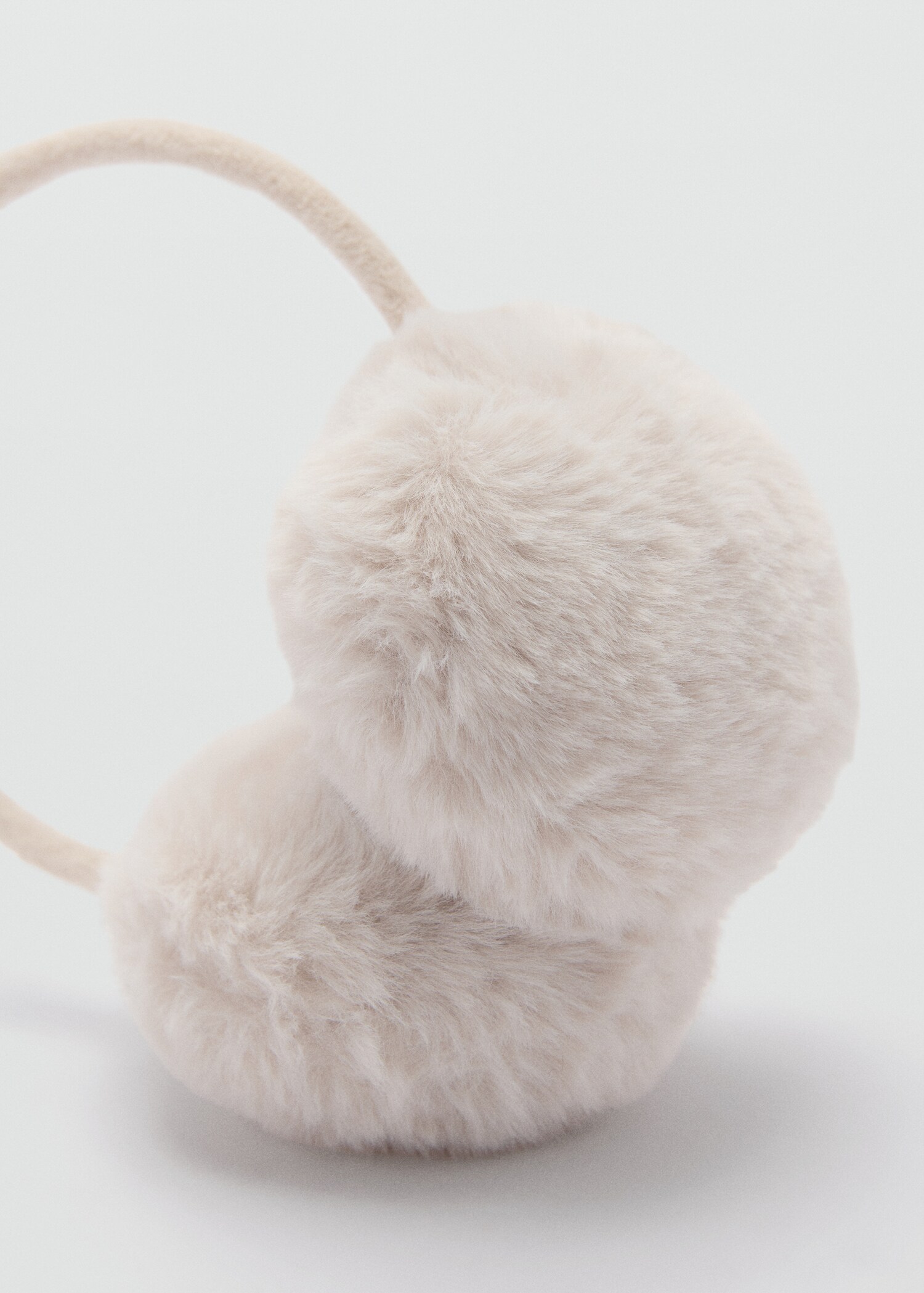 Fur-effect earmuffs - Medium plane