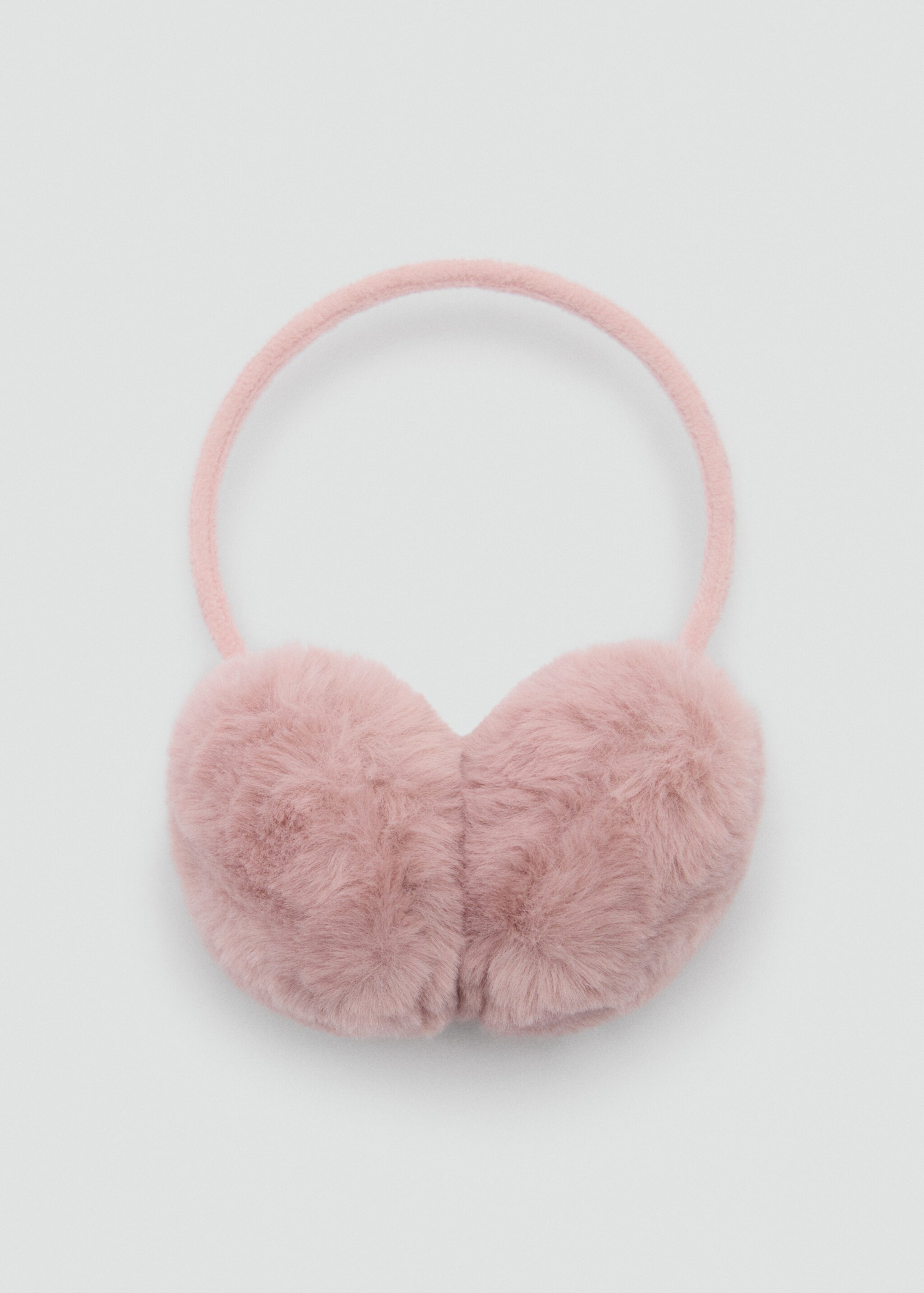 Fur-effect earmuffs - Article without model, Pale Pink. Ref: 77076730-00.