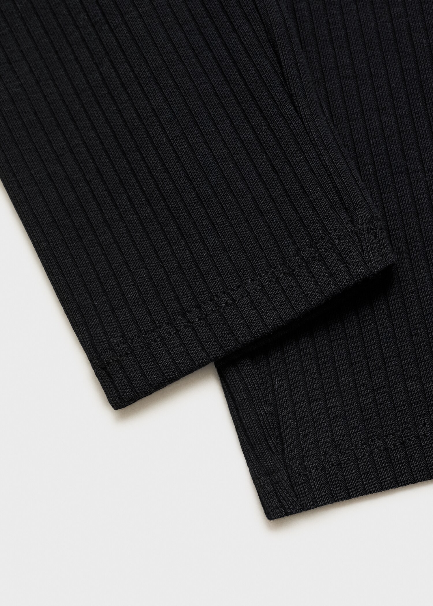 Legging maille côtelée coton - Détail de l'article 0