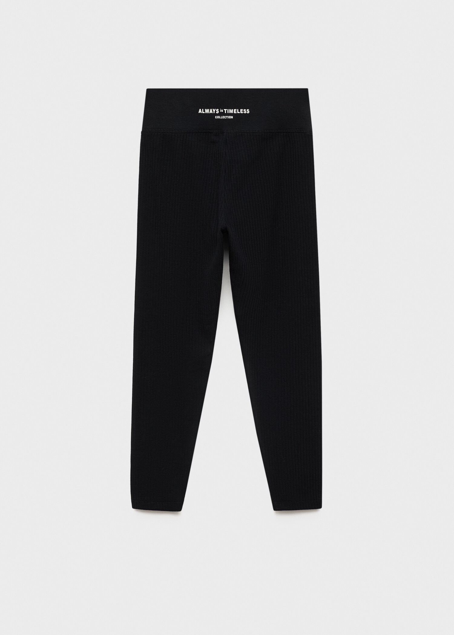 Legging maille côtelée coton - Verso de l’article