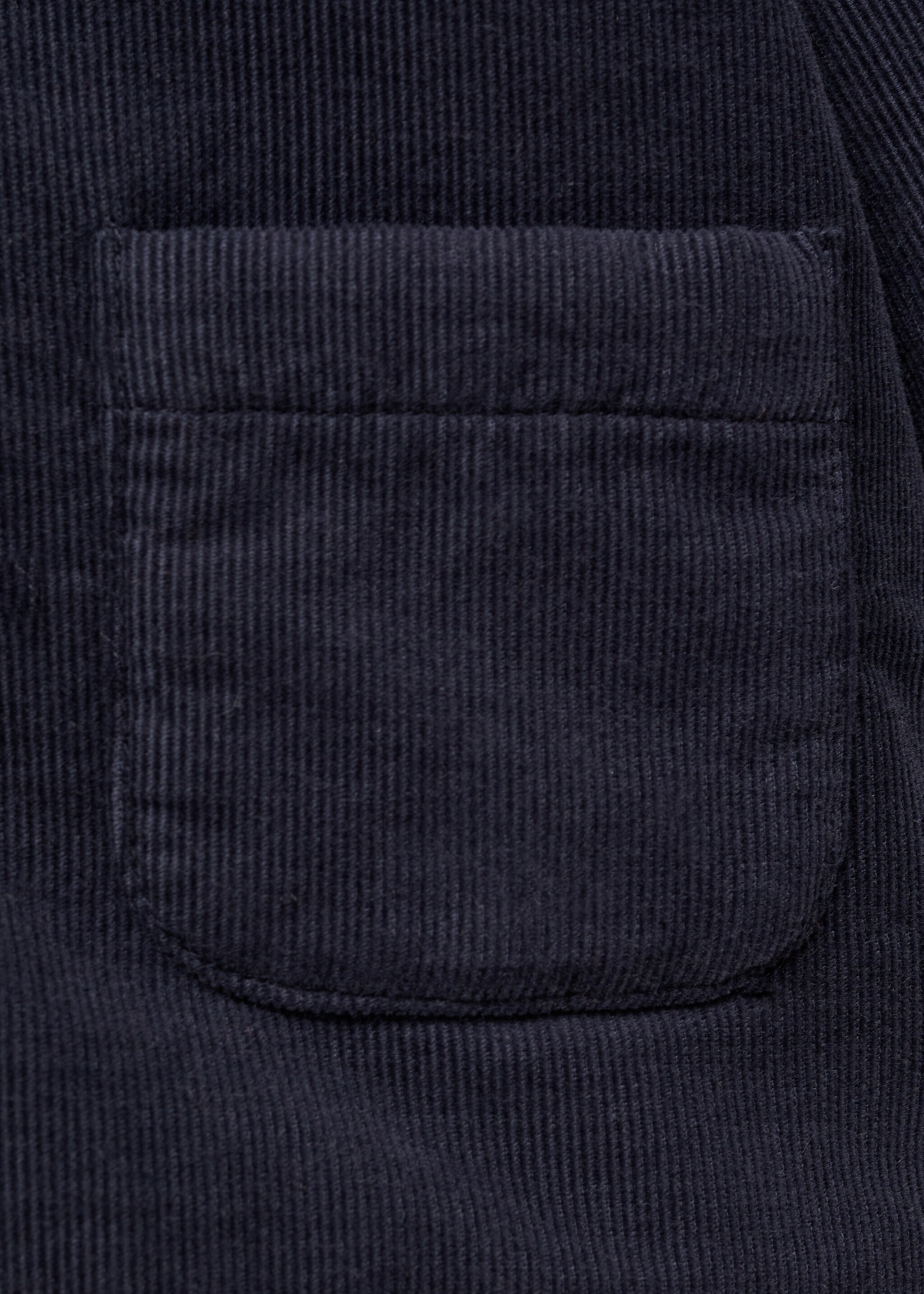 Cordmantel mit Kapuze - Detail des Artikels 8, Dunkles Marineblau. Ref: 77076735-00.