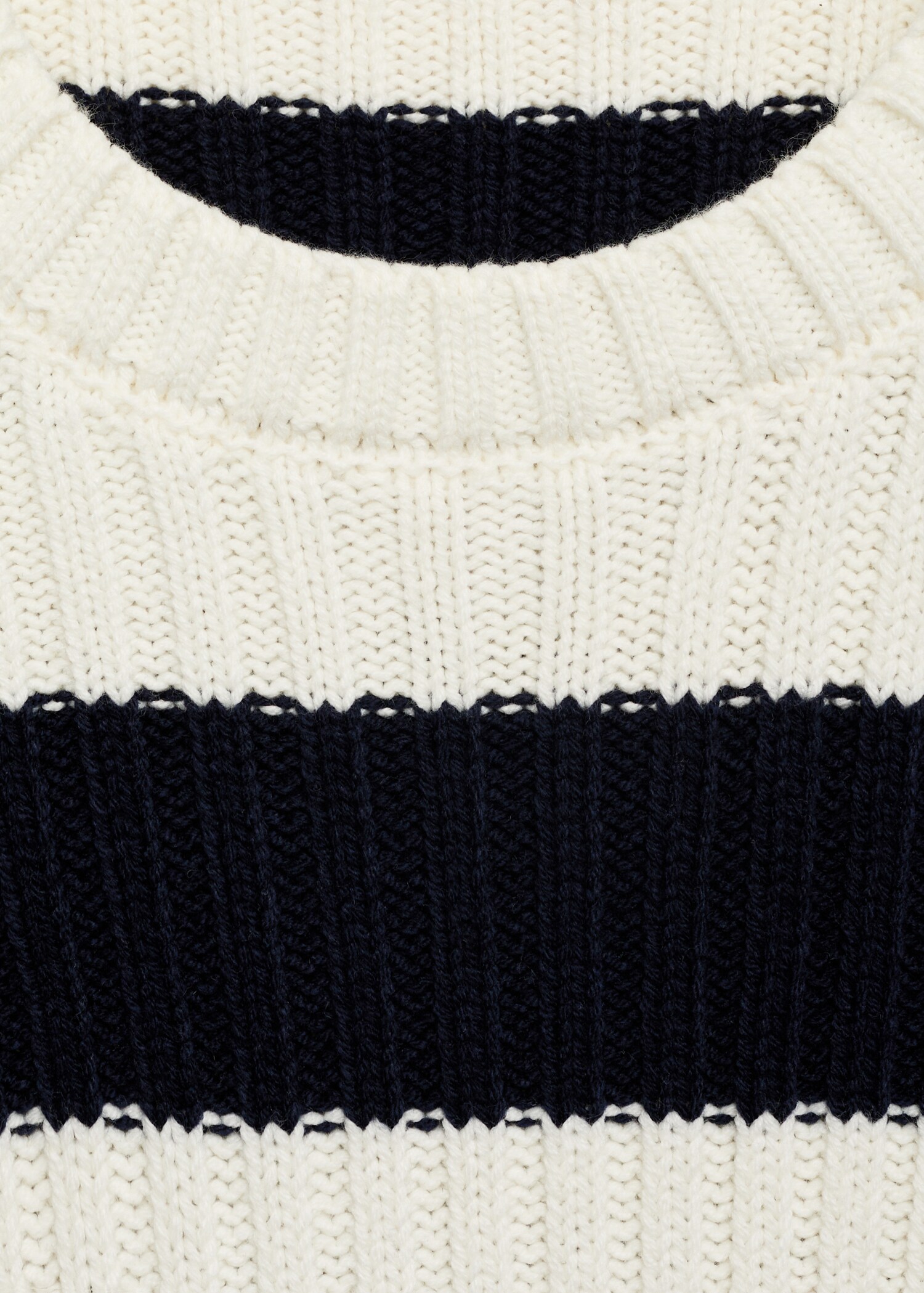 Knit striped sweater - Details of the article 8