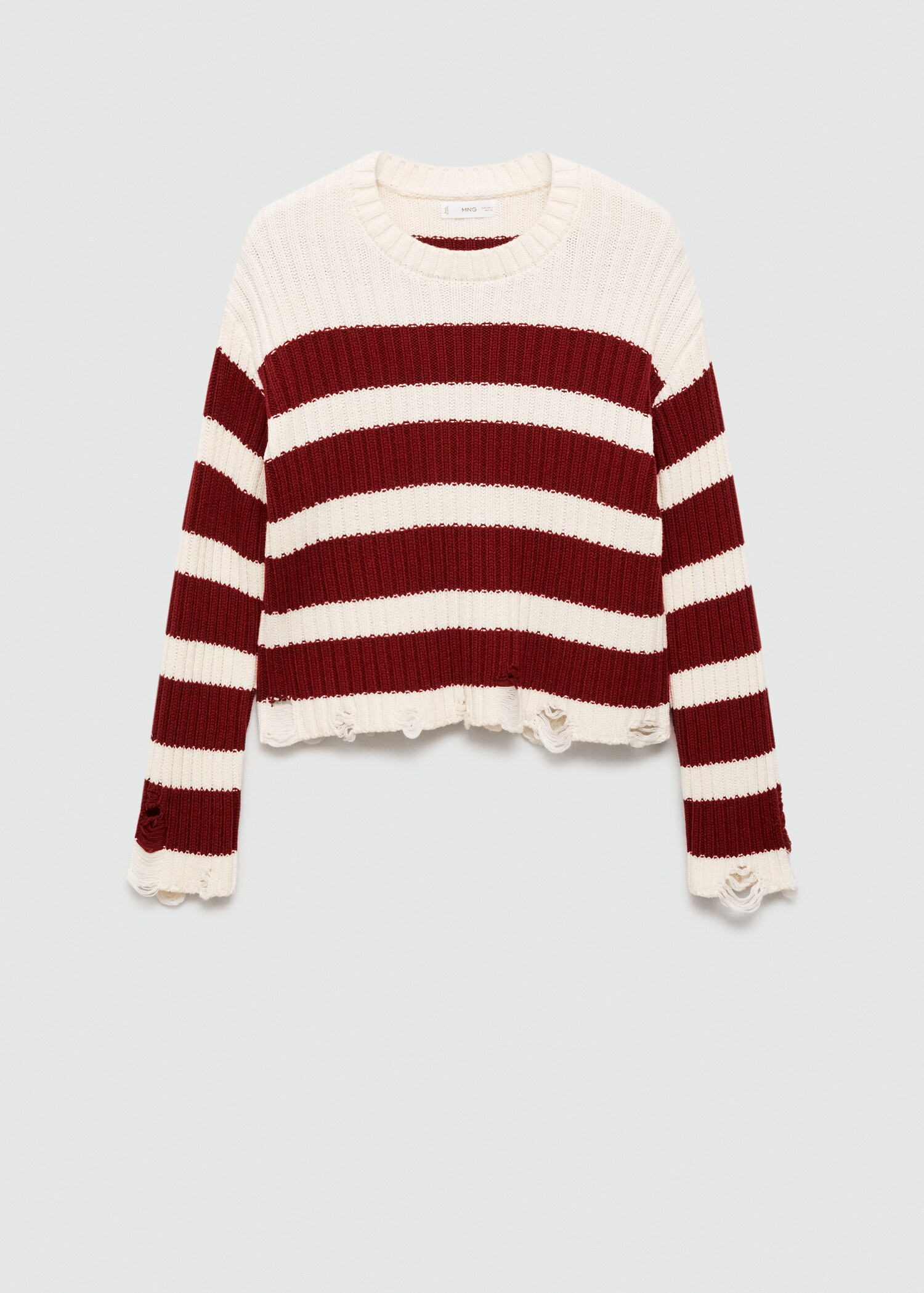 Knit striped sweater - Article without model