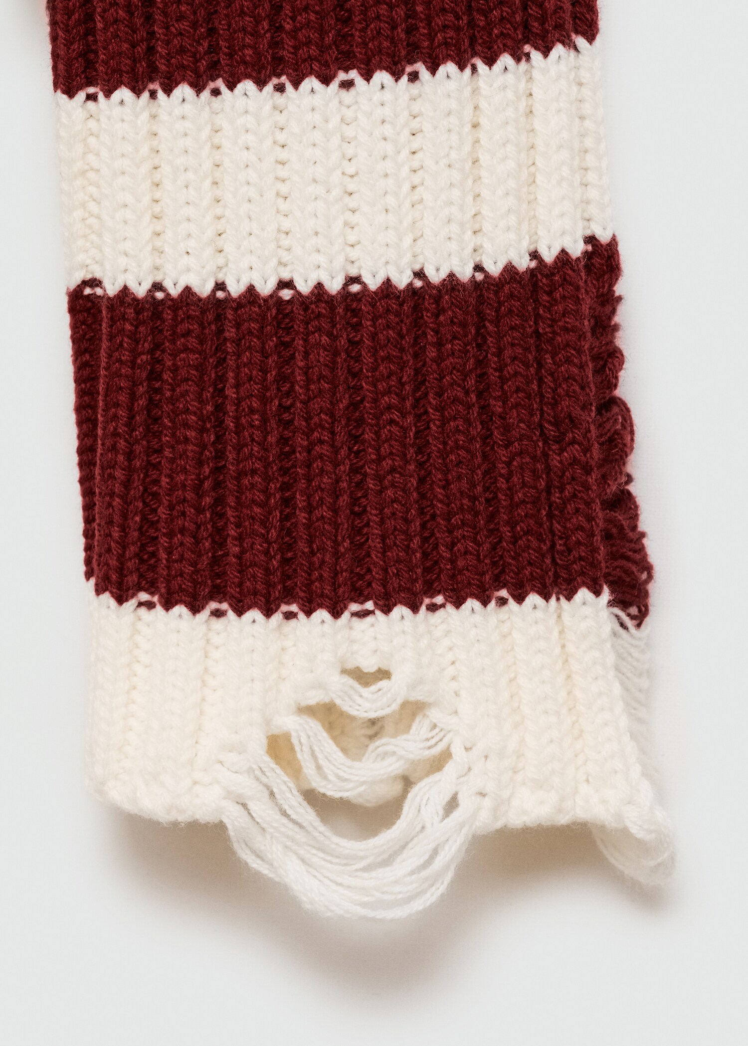 Knit striped sweater - Details of the article 0