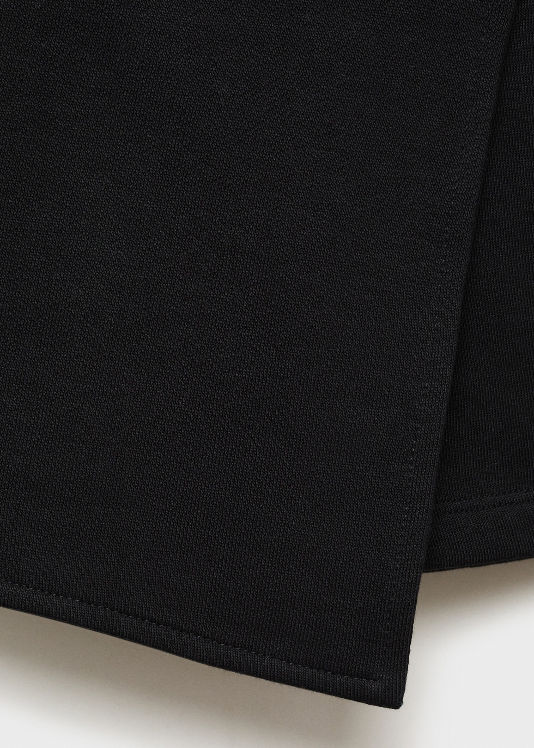 Falda pantalón algodón - Detalle del artículo 0, Negro. Ref: 77076739-00.