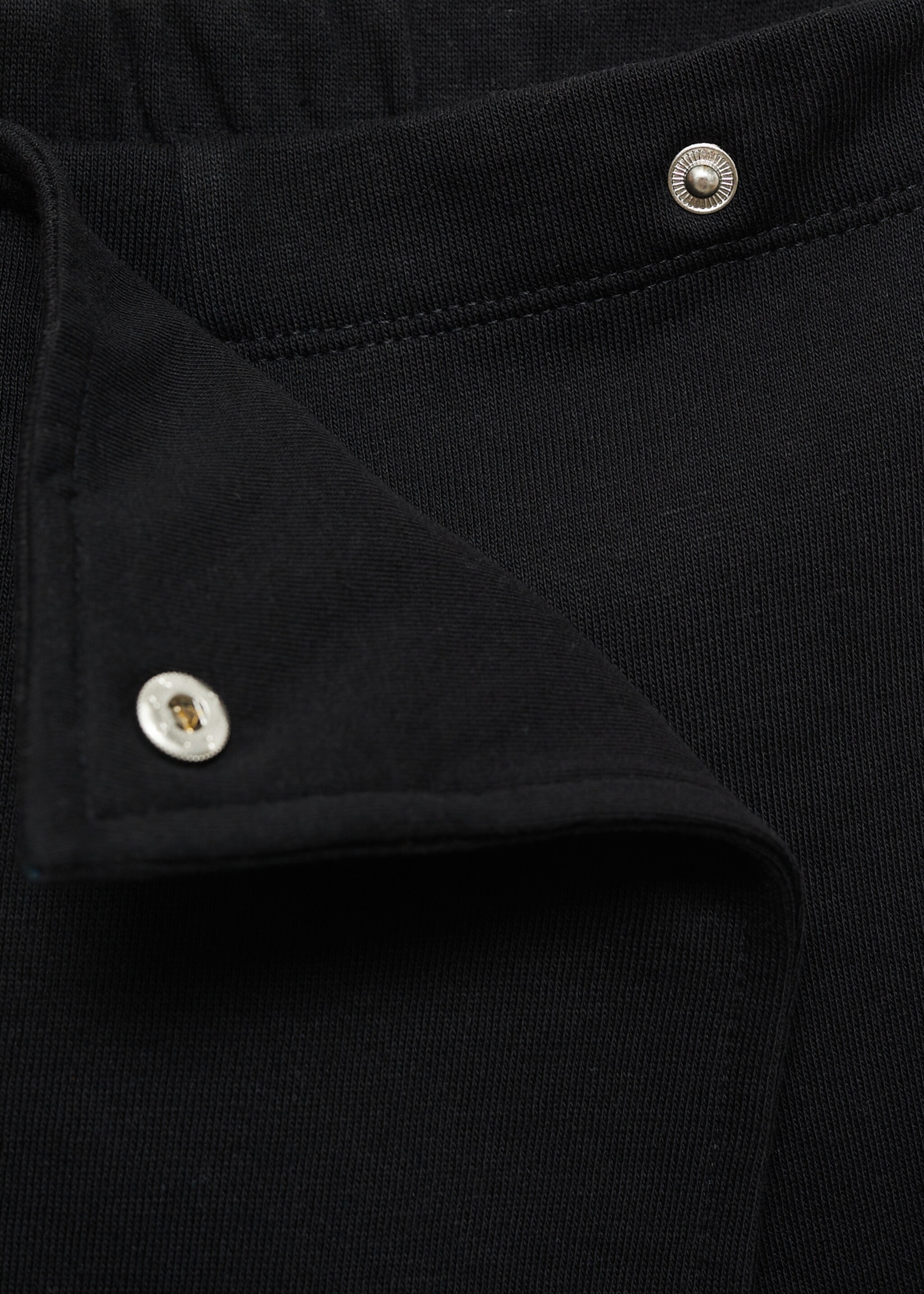 Falda pantalón algodón - Detalle del artículo 8, Negro. Ref: 77076739-00.