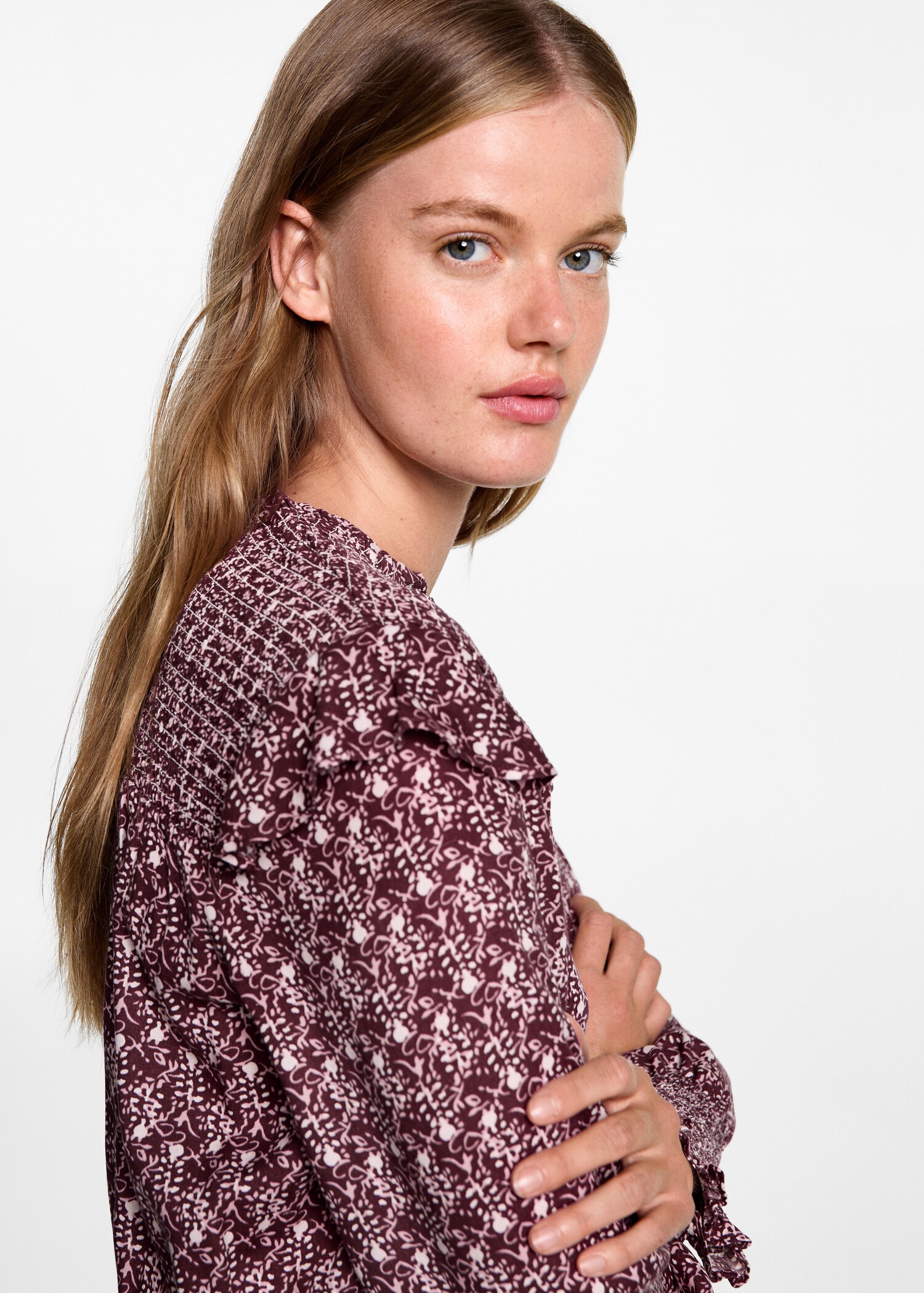 Vestit floral frunzit - Detall de l'article 1