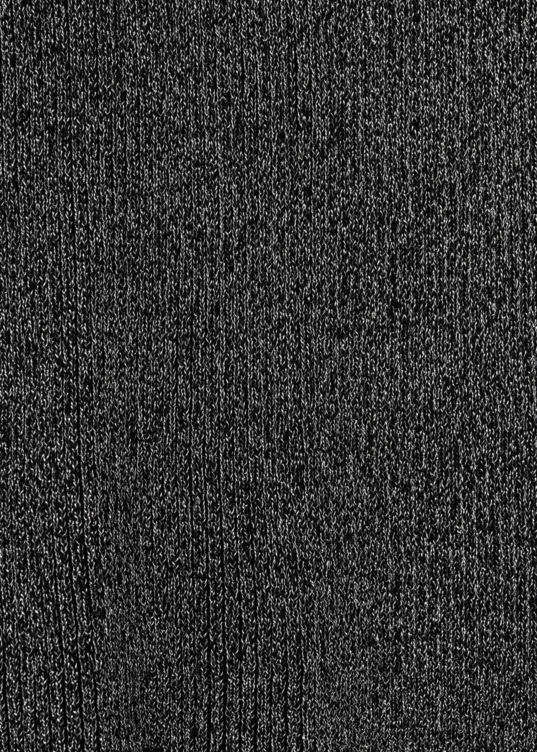 Turtleneck lurex top - Details of the article 0, Black. Ref: 77076741-00.