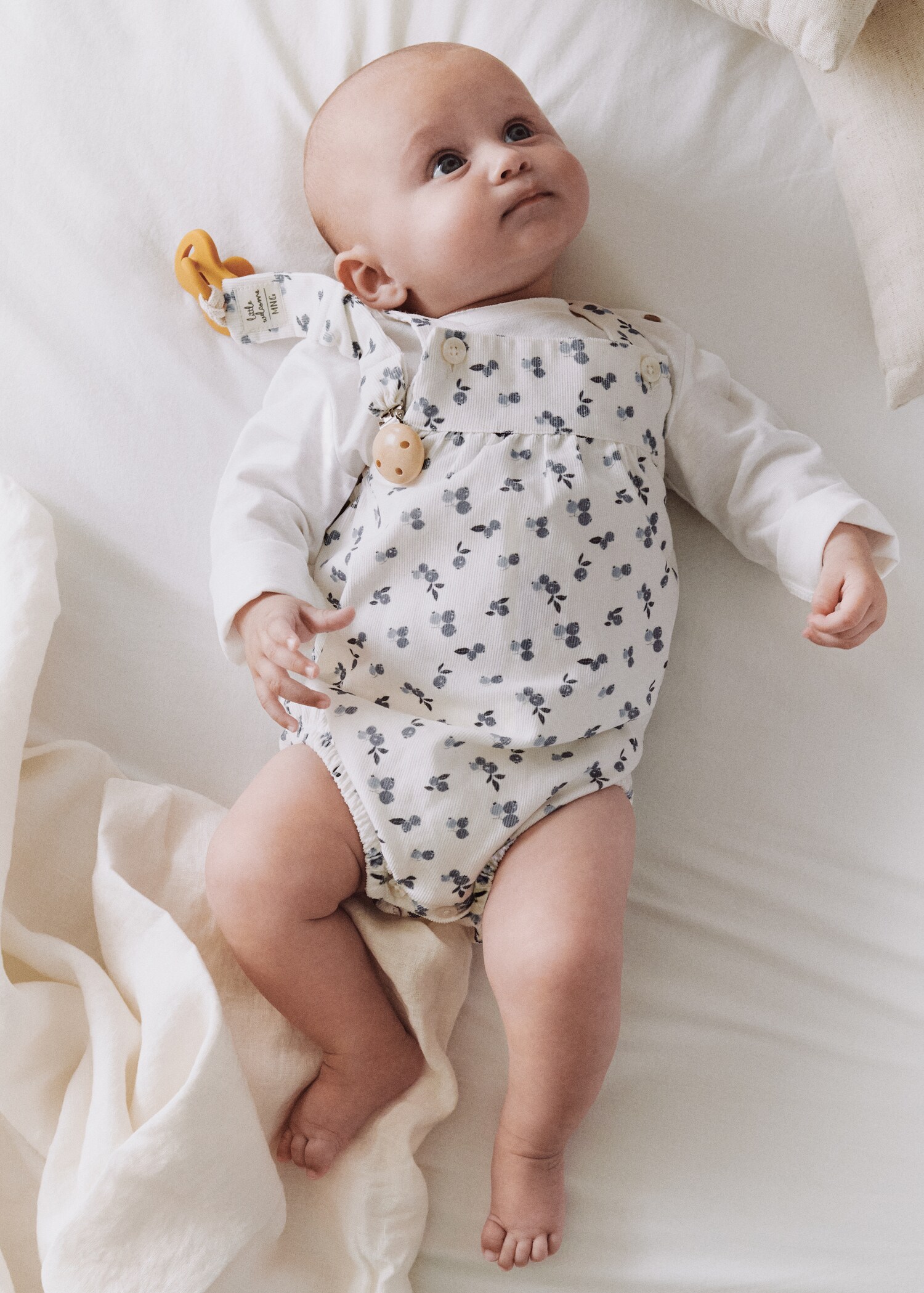 Printed corduroy romper - Details of the article 5