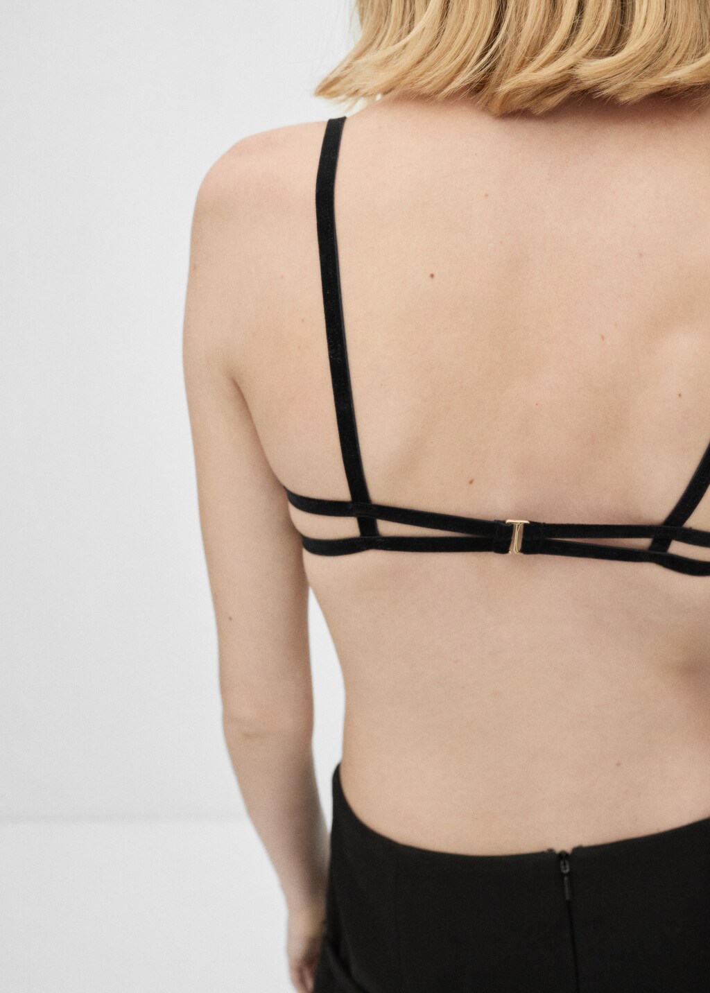 Lace triangle bra - Women | MANGO OUTLET Lithuania