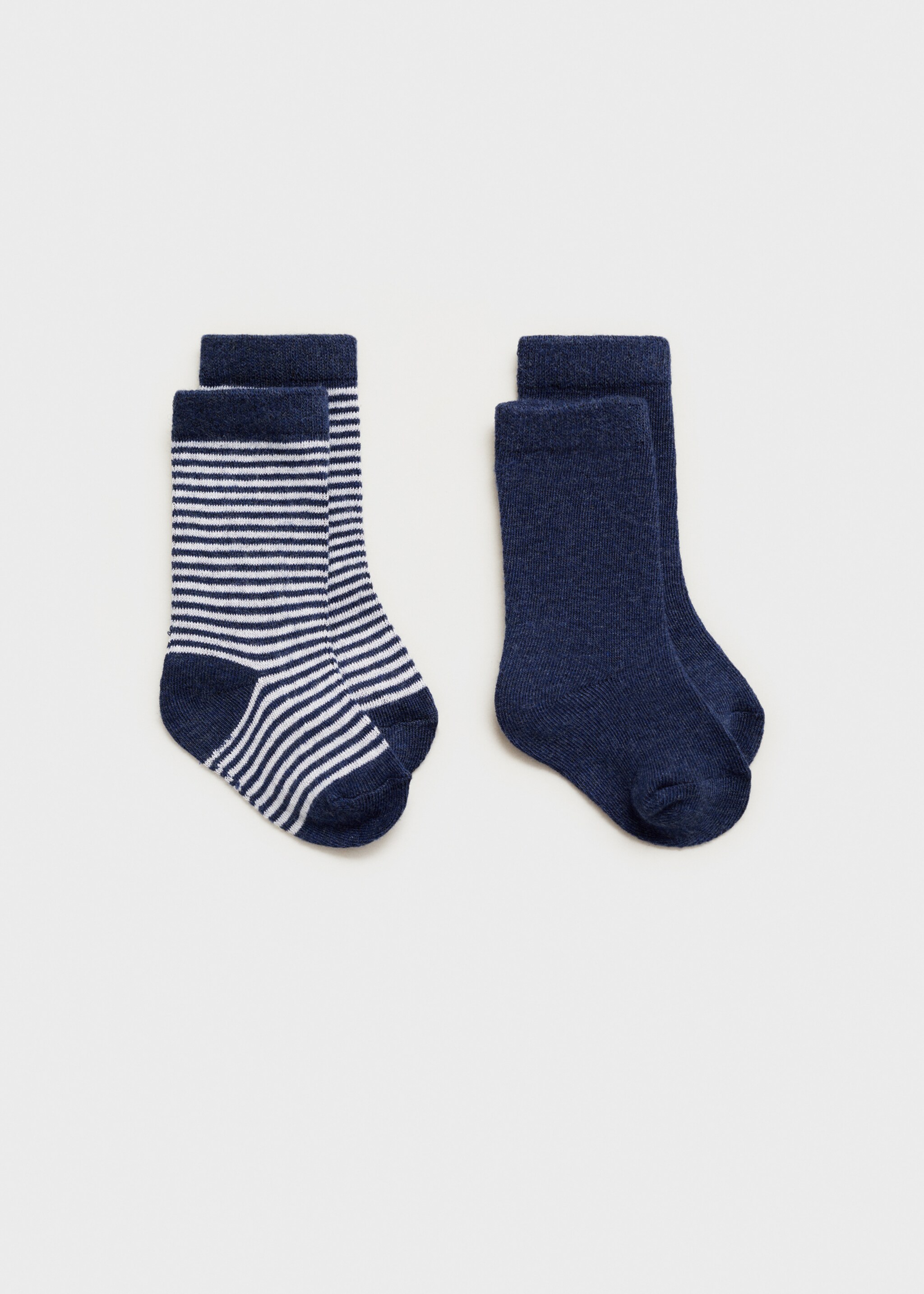 2 pack striped socks - Article without model, Dark Navy. Ref: 77076753-00.