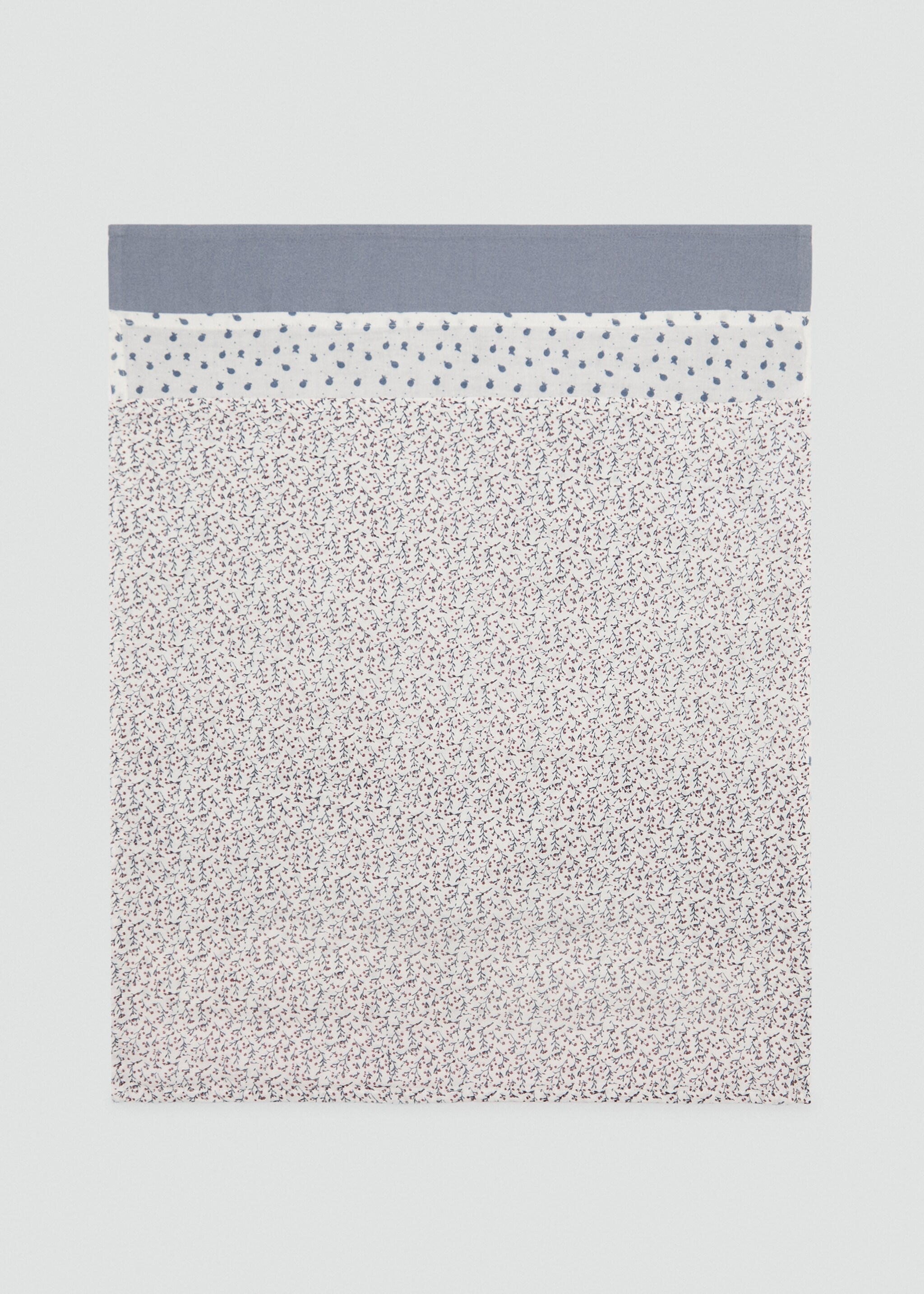 Pack of 3 muslins - Details of the article 1, Blue. Ref: 77076758-00.