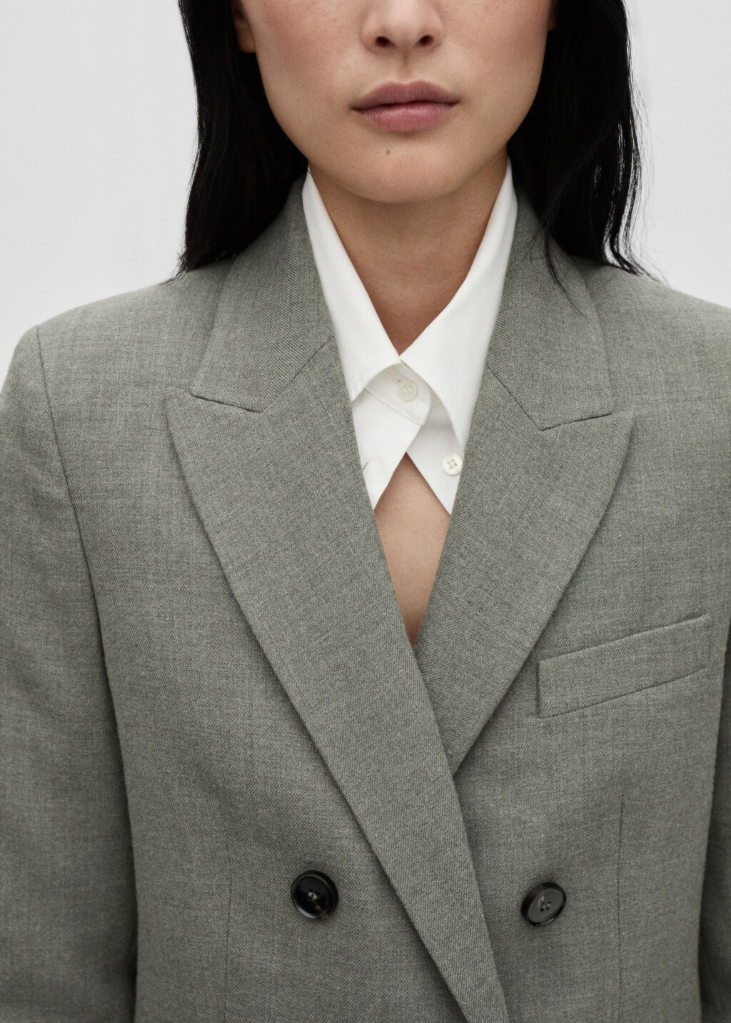 ジャケット・アウター N.M Thickened Double-Breasted Jacket Men's Six Button Double Breasted Dinner Blazer Navy Blue