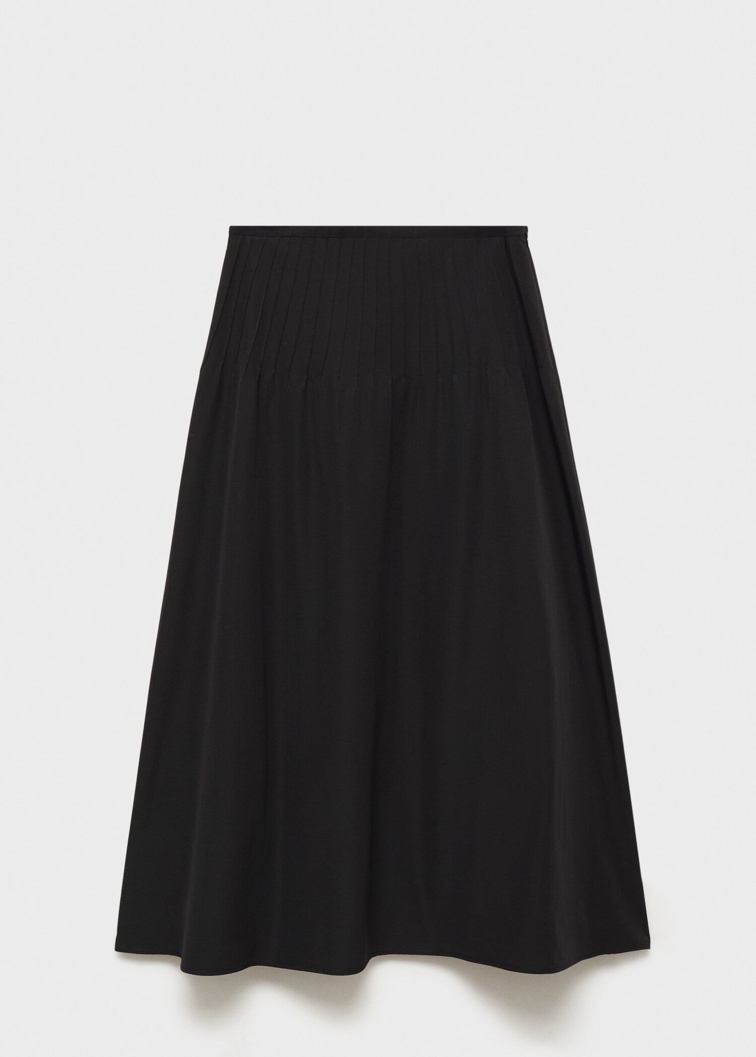 Flared skirt with pleated detail - Article without model