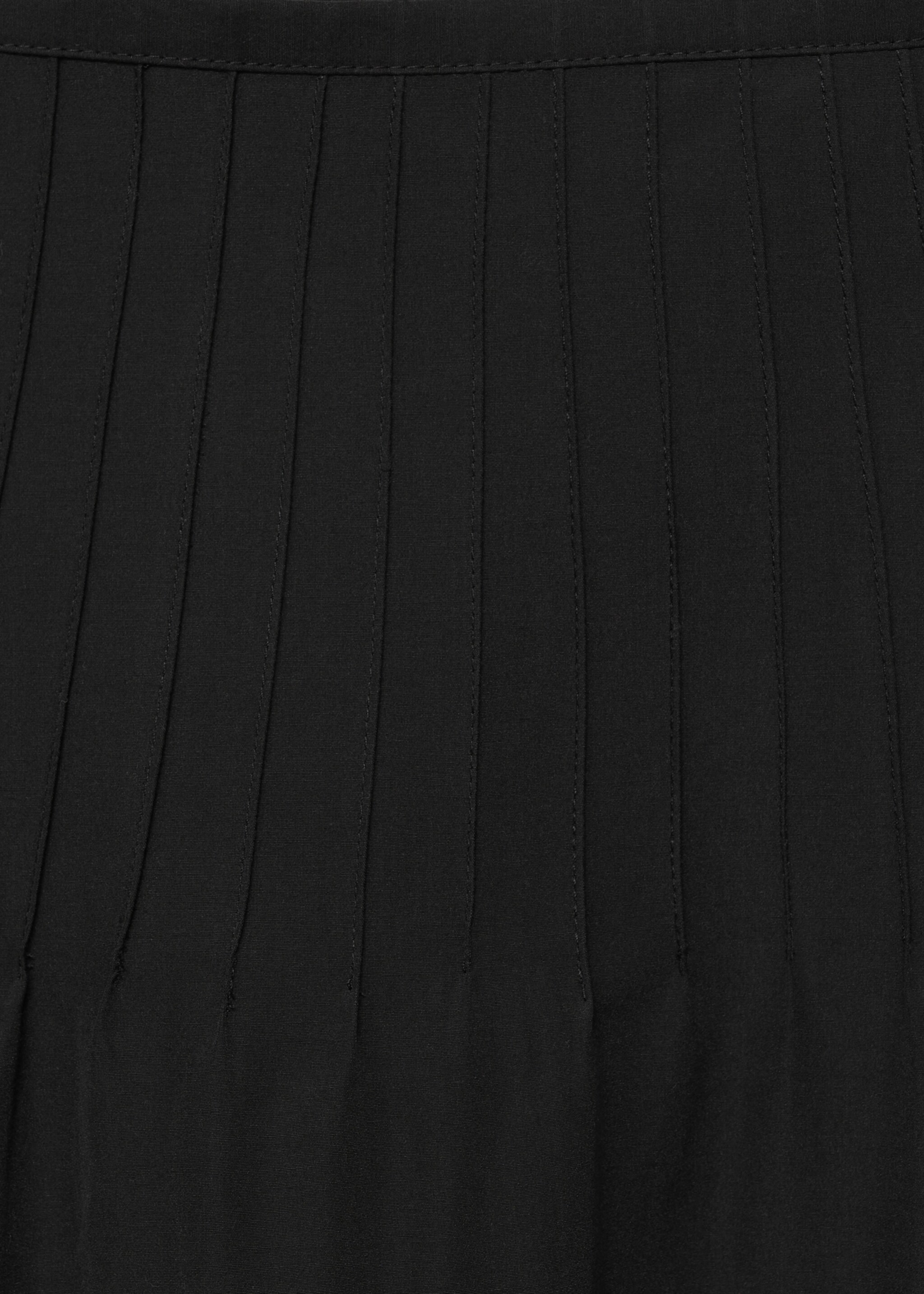 Jupe évasée détail pinces - Détail de l'article 8, Noir. Ref: 77076764-00.