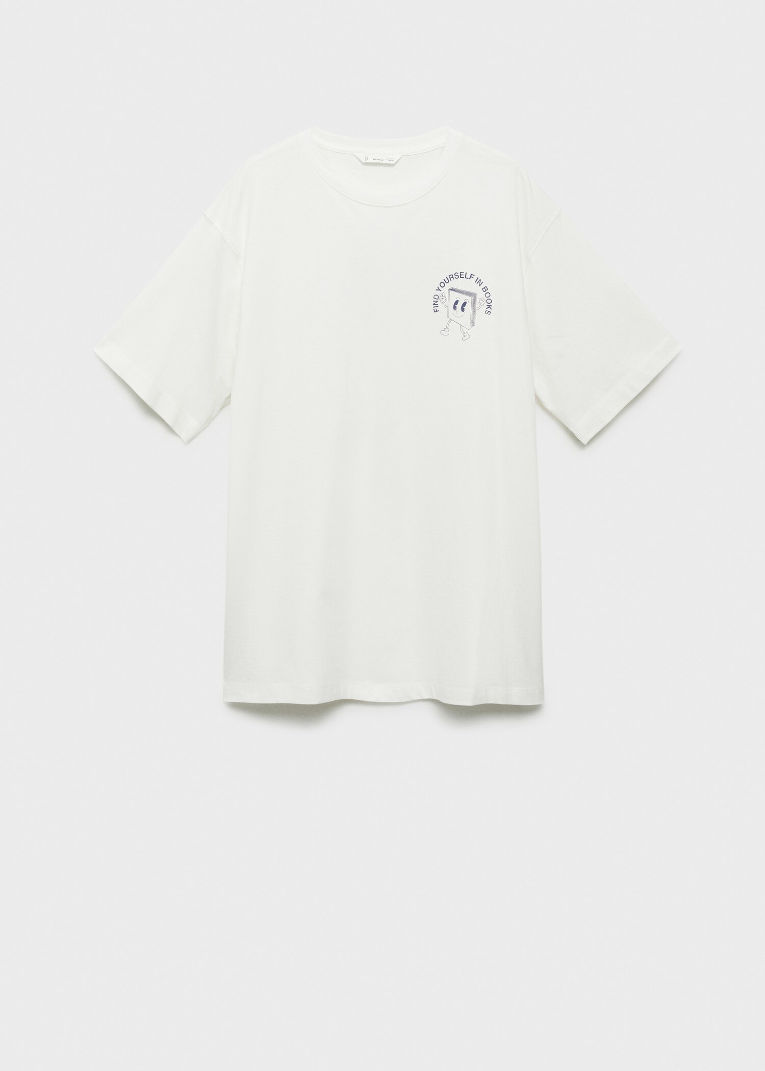 Bedrukt oversized T-shirt - Artikel zonder model