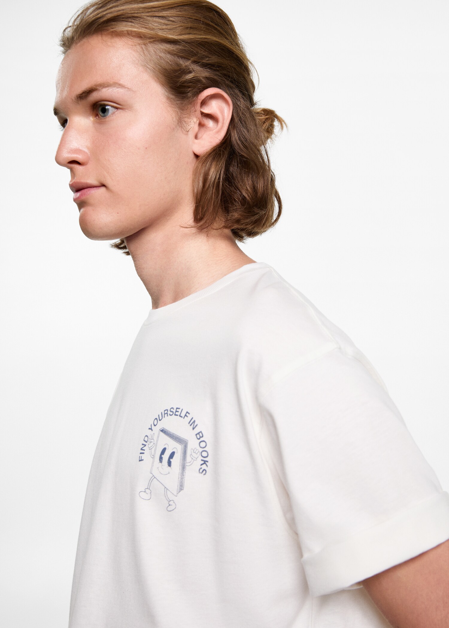 Bedrukt oversized T-shirt - Detail van het artikel 1