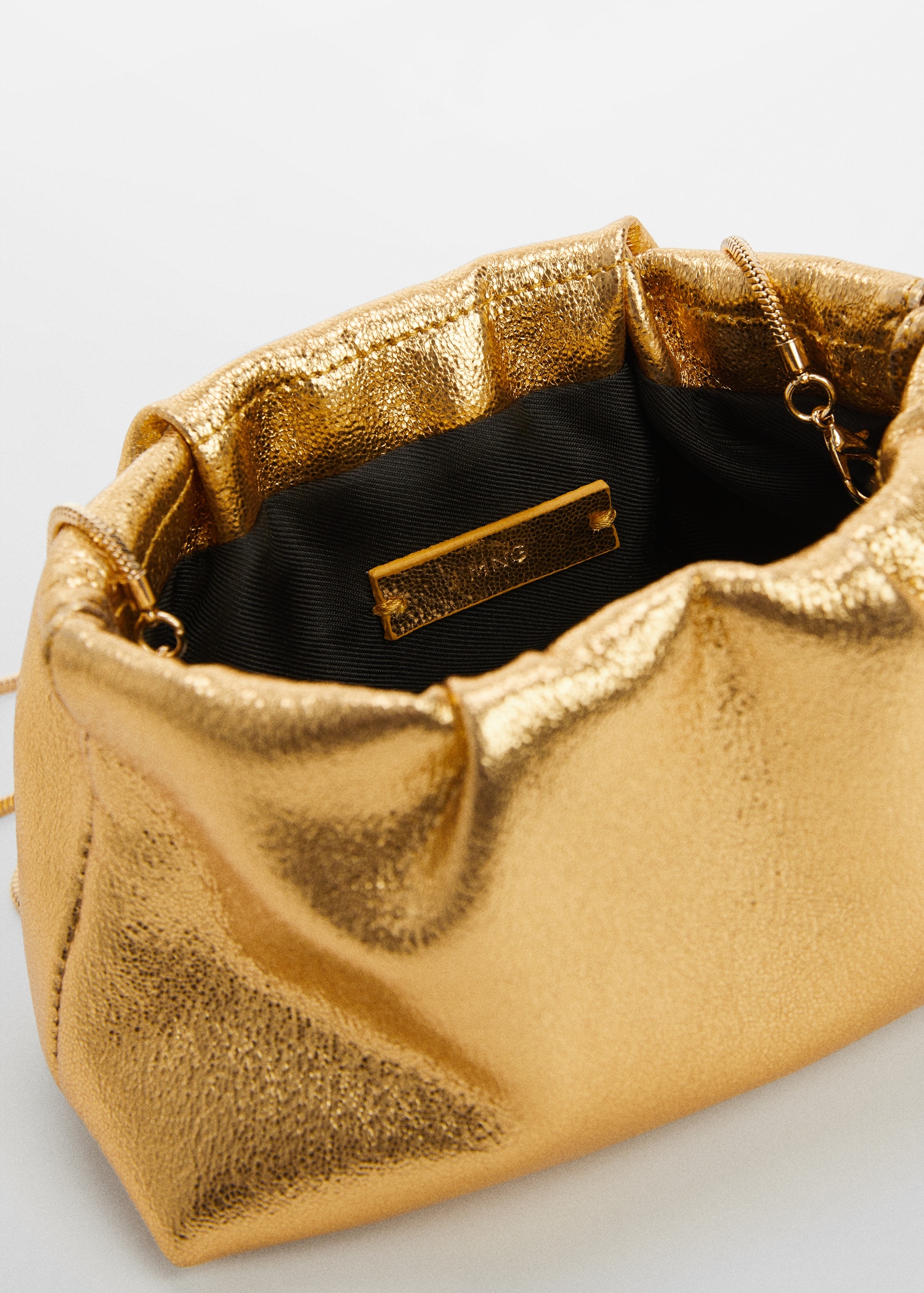 Damen Handtasche Tasche Mit Kette Mango Gesteppte Tasche Mit Kette
