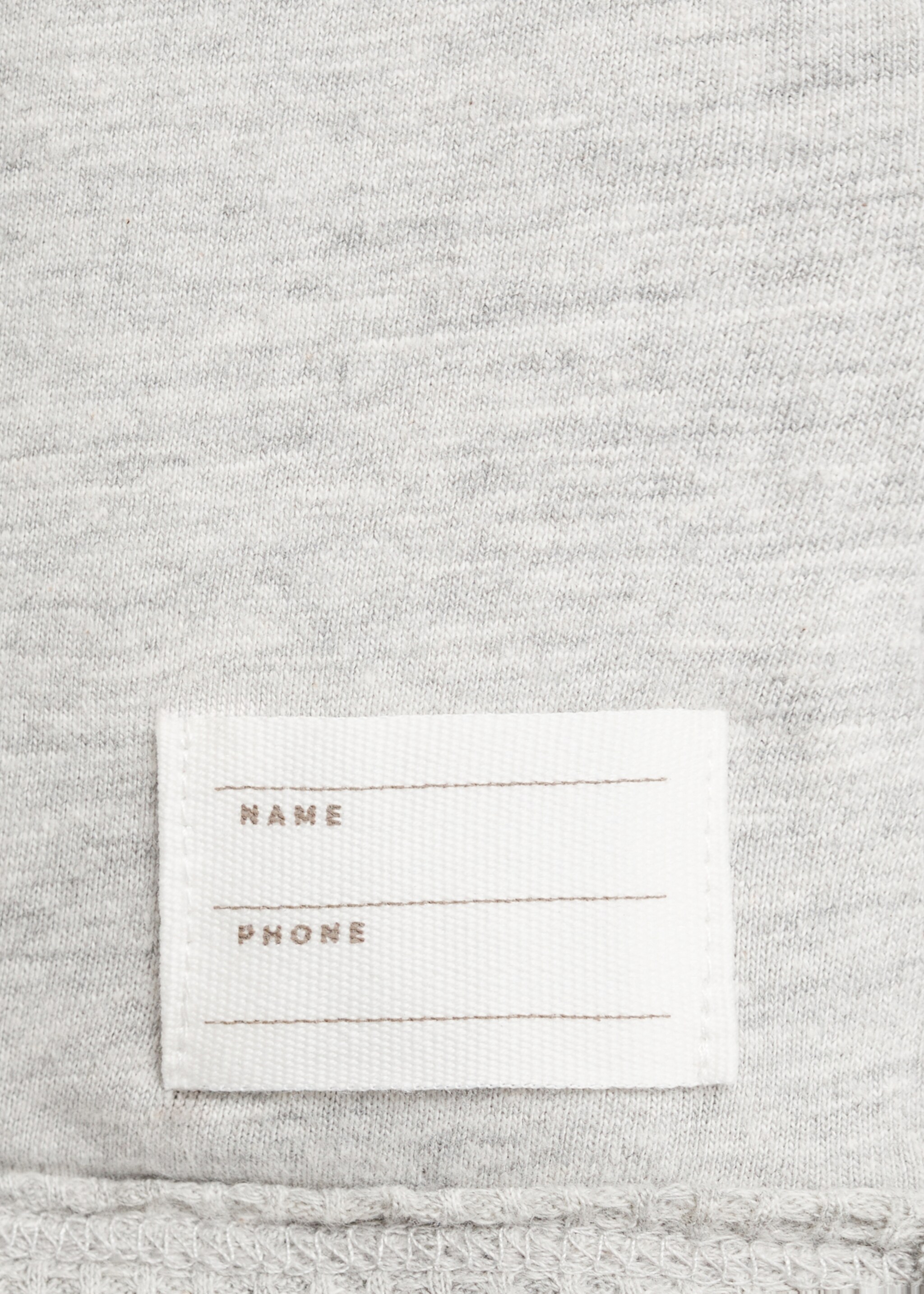 Sweatshirt met gekruiste sluiting - Detail van het artikel 0, Mediumgrijs. Ref: 77077128-00.
