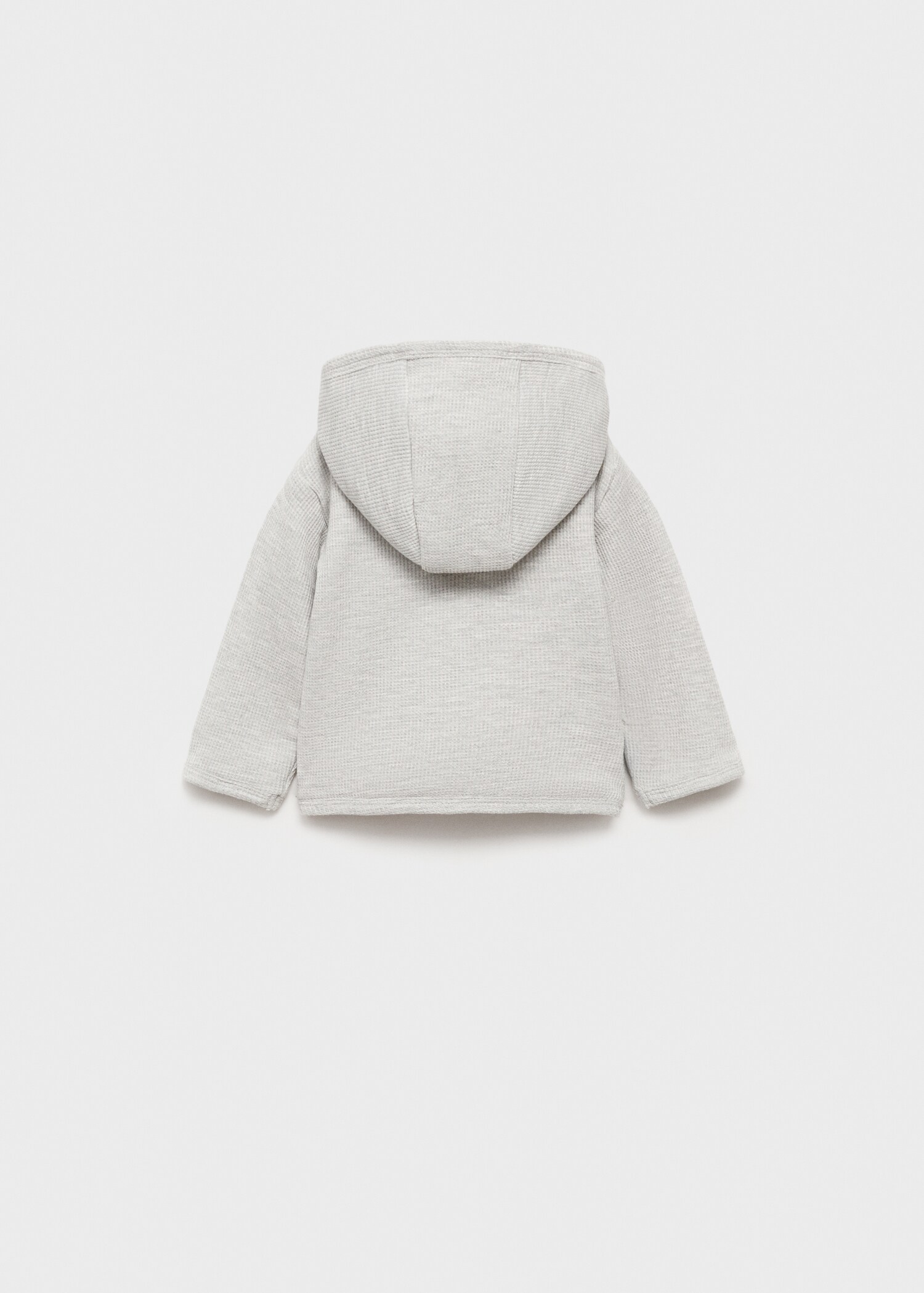 Sweatshirt with crossed closure - Reverse of the article