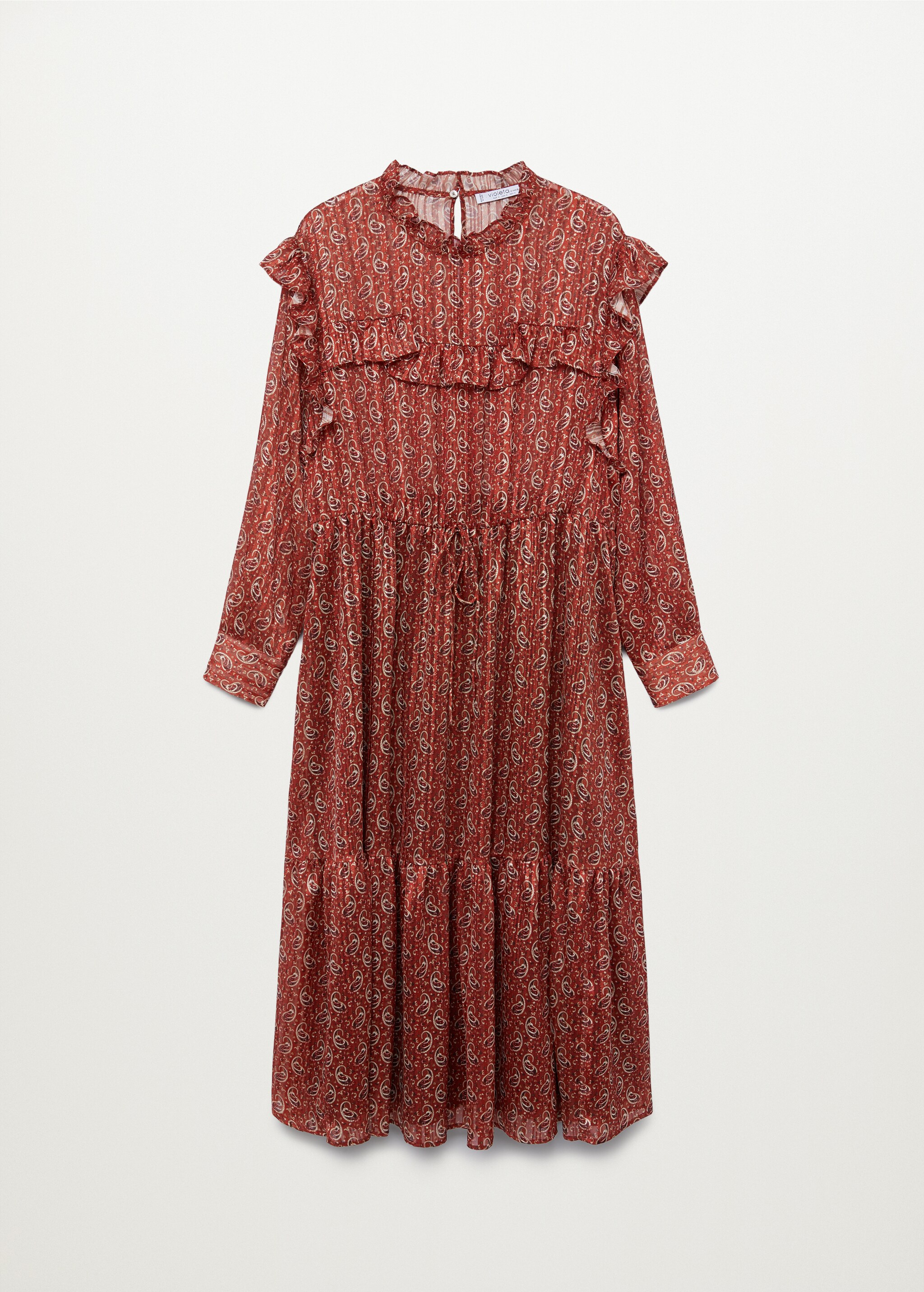 Vestido paisley volantes - Artículo sin modelo