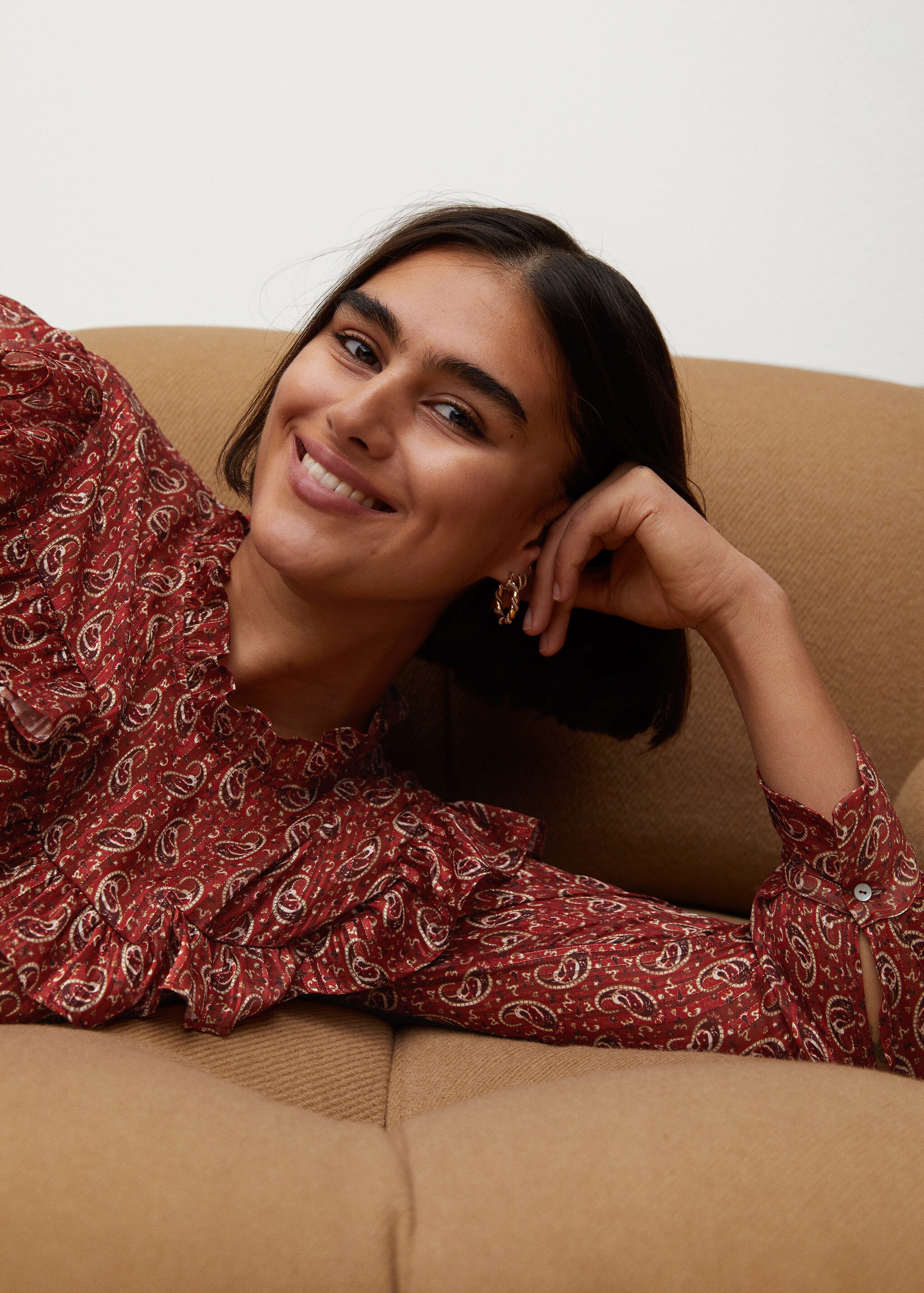 Vestido paisley volantes - Detalle del artículo 4